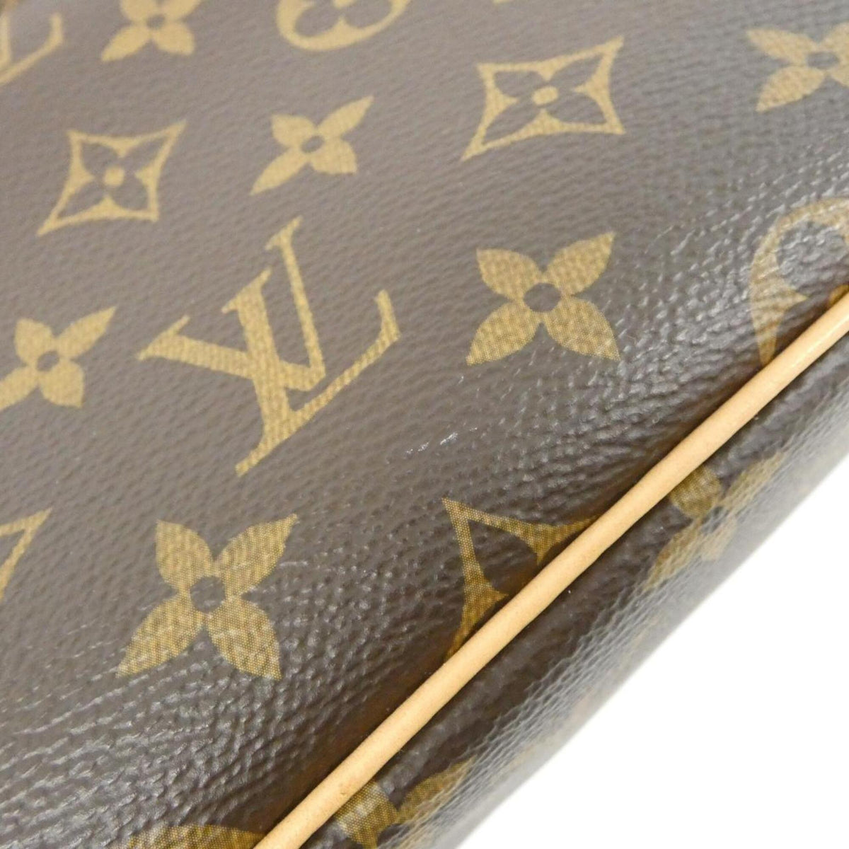 Louis Vuitton Marron Coated Canvas Handbag (Pre-Owned)