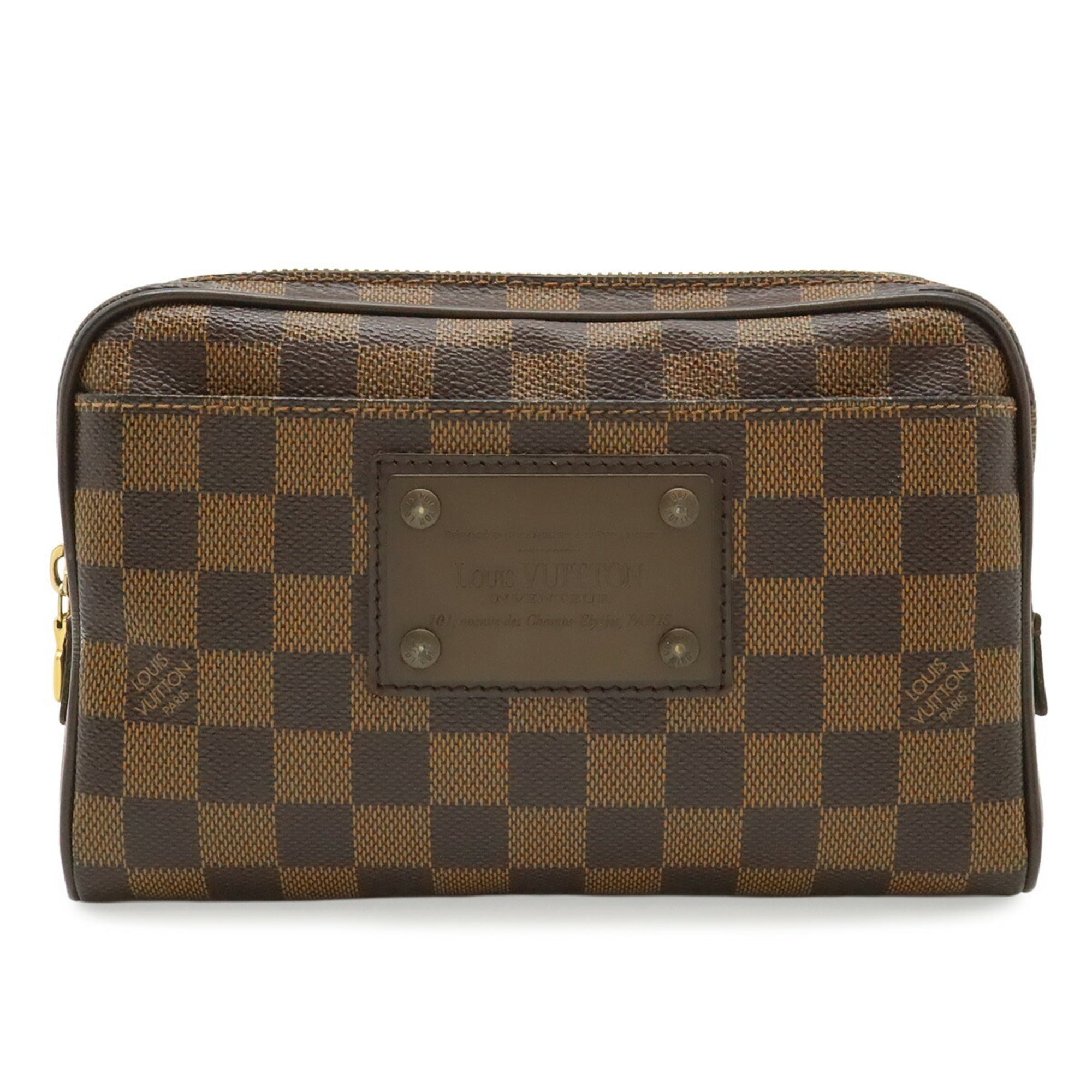 Louis Vuitton Brown Damier Canvas Pvc Sling Bag (Pre-Owned)
