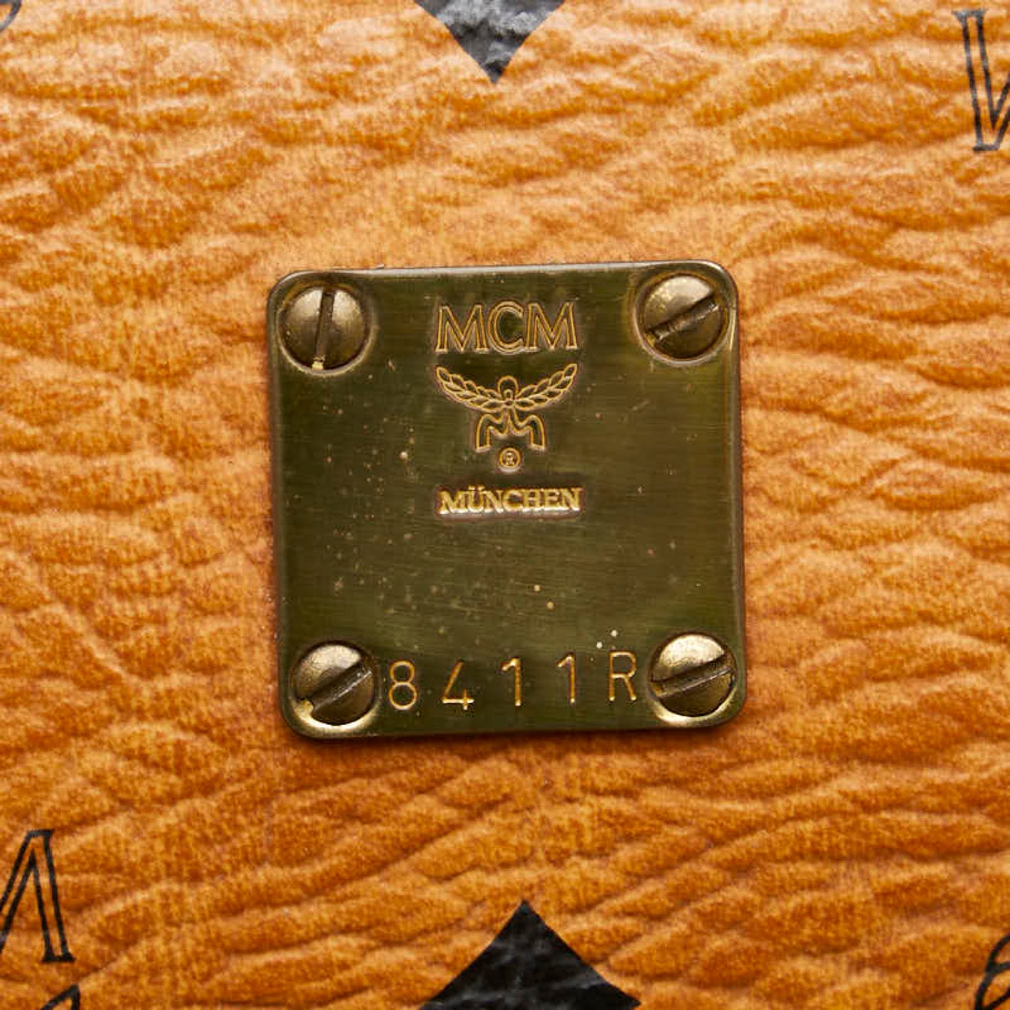 Mcm Brown Pvc Leather Handbag (Pre-Owned)