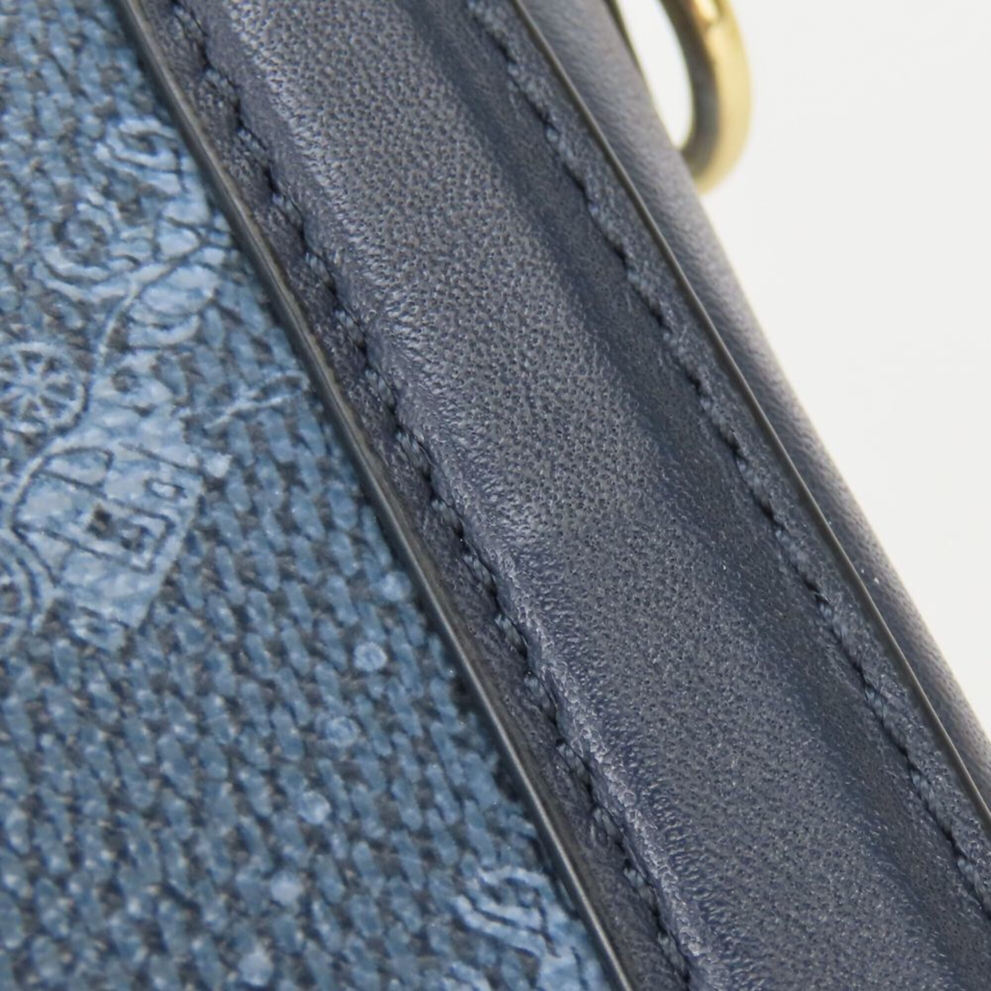 Coach Blue Navy Shoulder Bag (Pre-Owned)