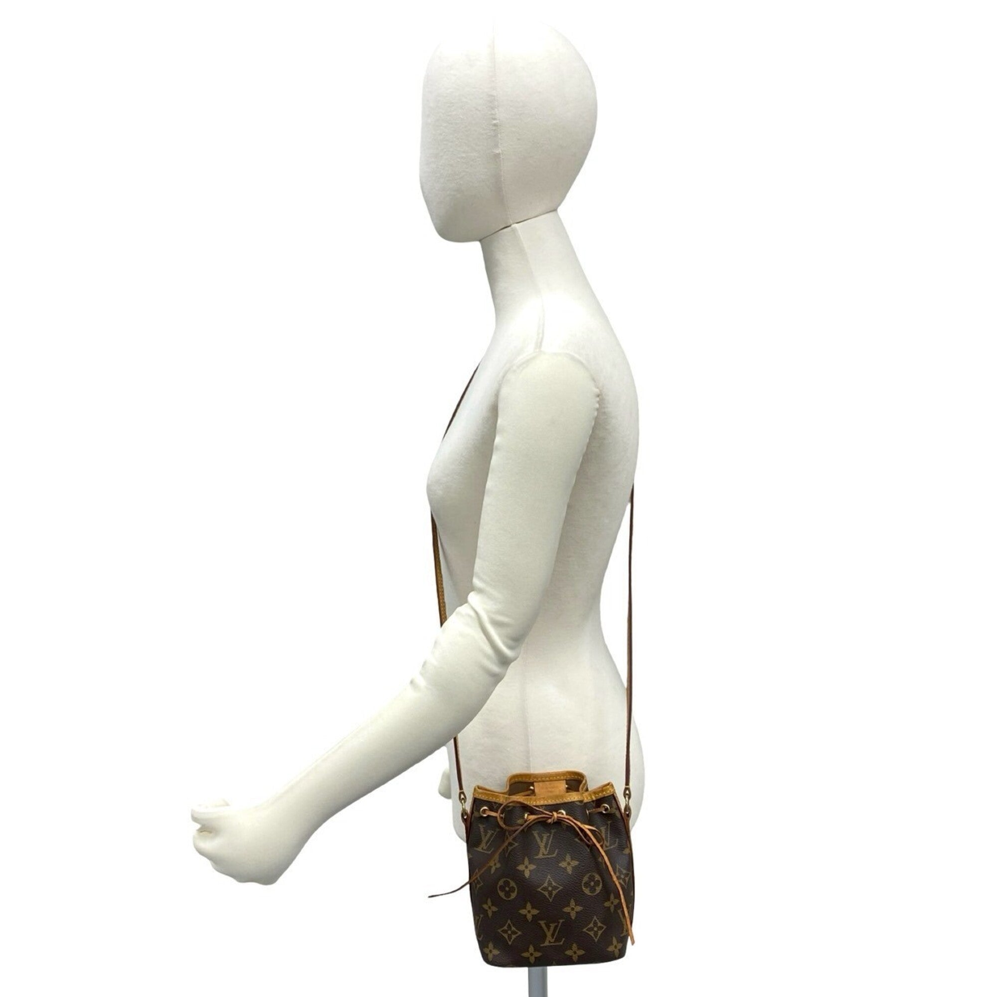 Louis Vuitton Brown Leather Pvc Pochette Shoulder Bag (Pre-Owned)