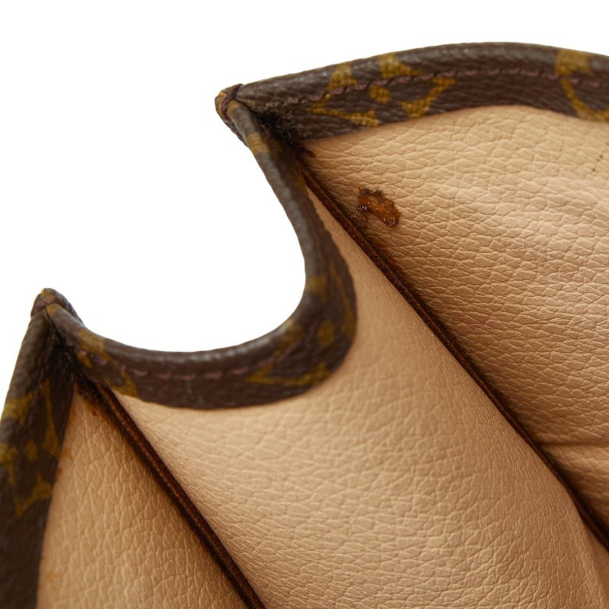 Louis Vuitton Brown Pvc Leather Handbag Tote Bag (Pre-Owned)