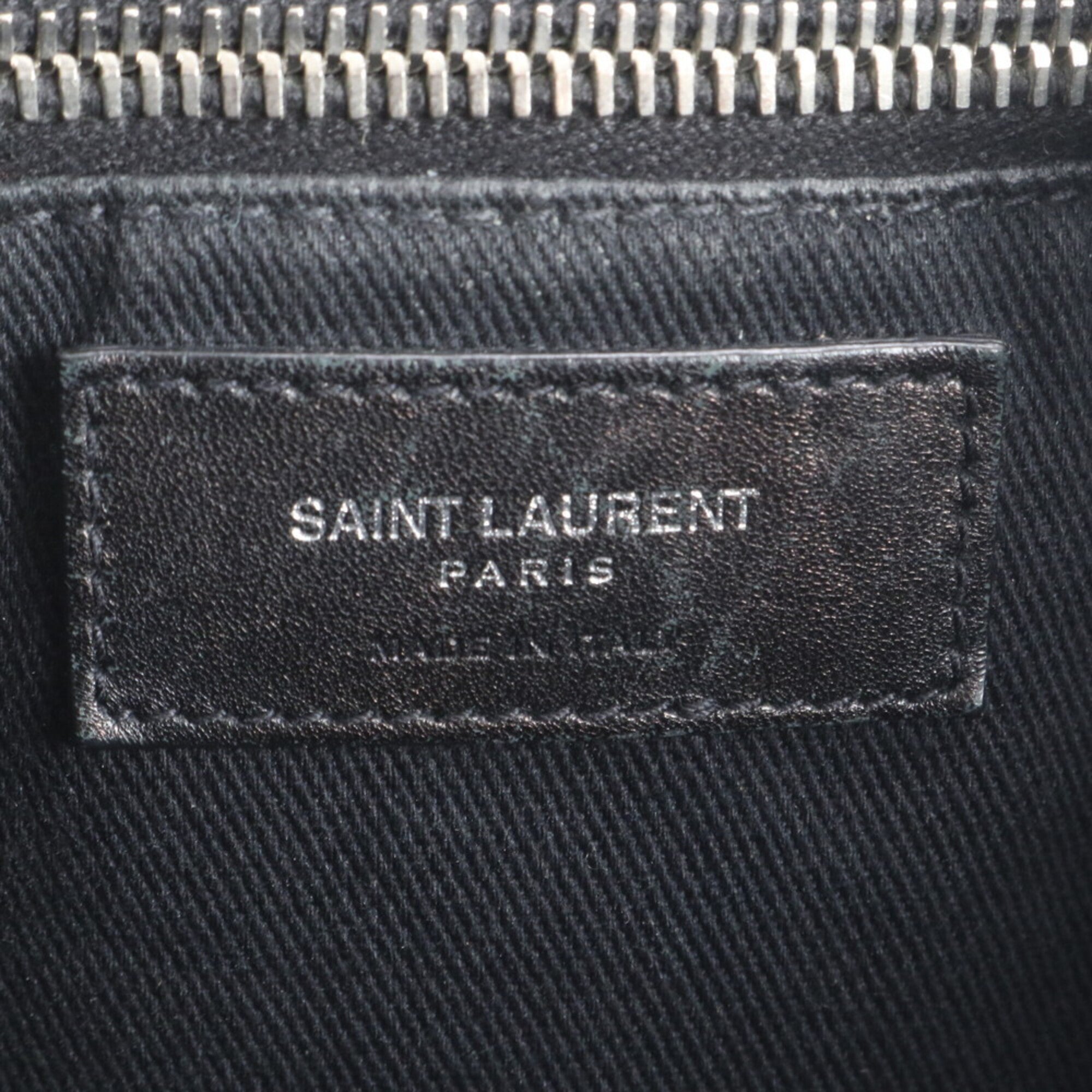 Saint Laurent Black Leather Backpack (Pre-Owned)