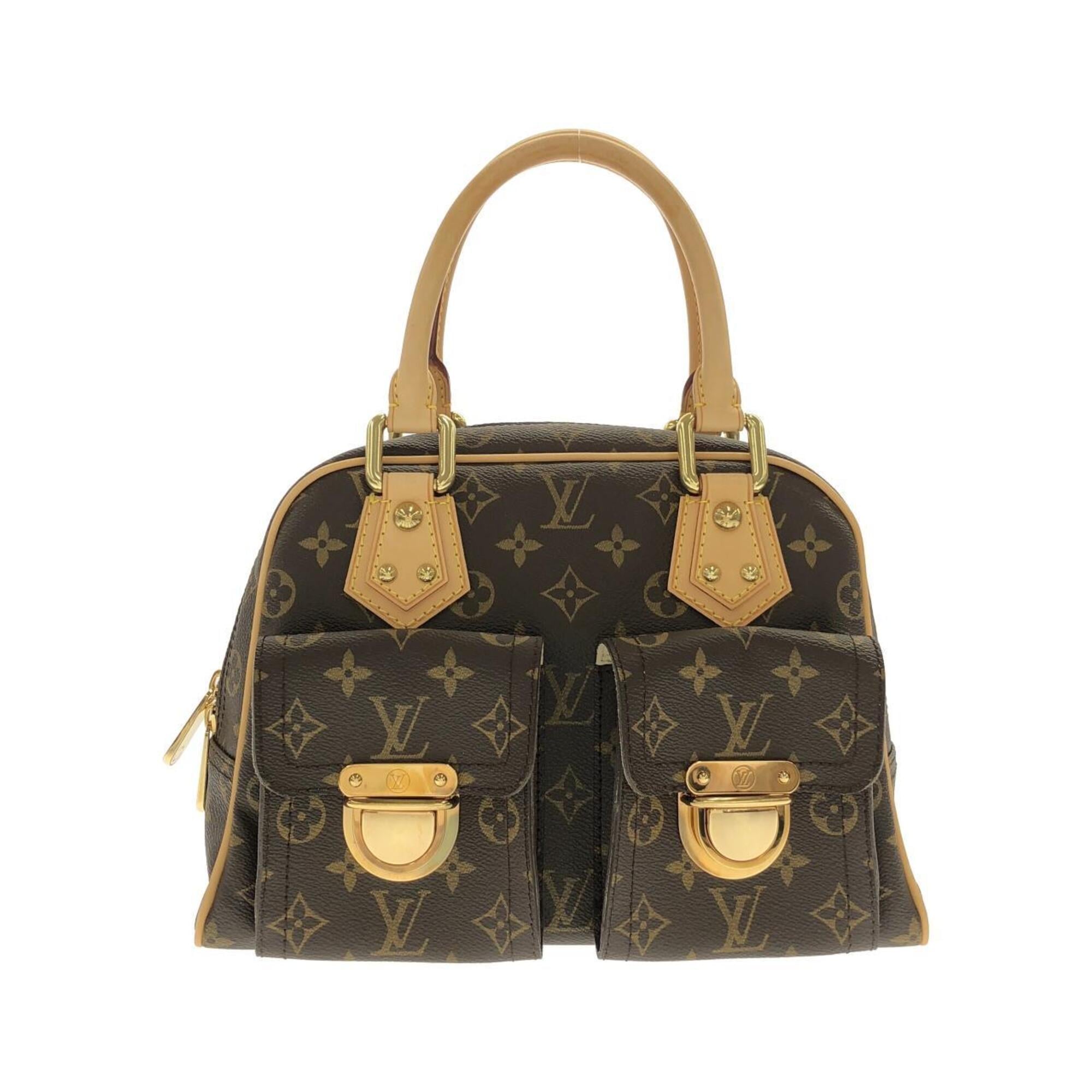Louis Vuitton Brown Coated Canvas Handbag (Pre-Owned)