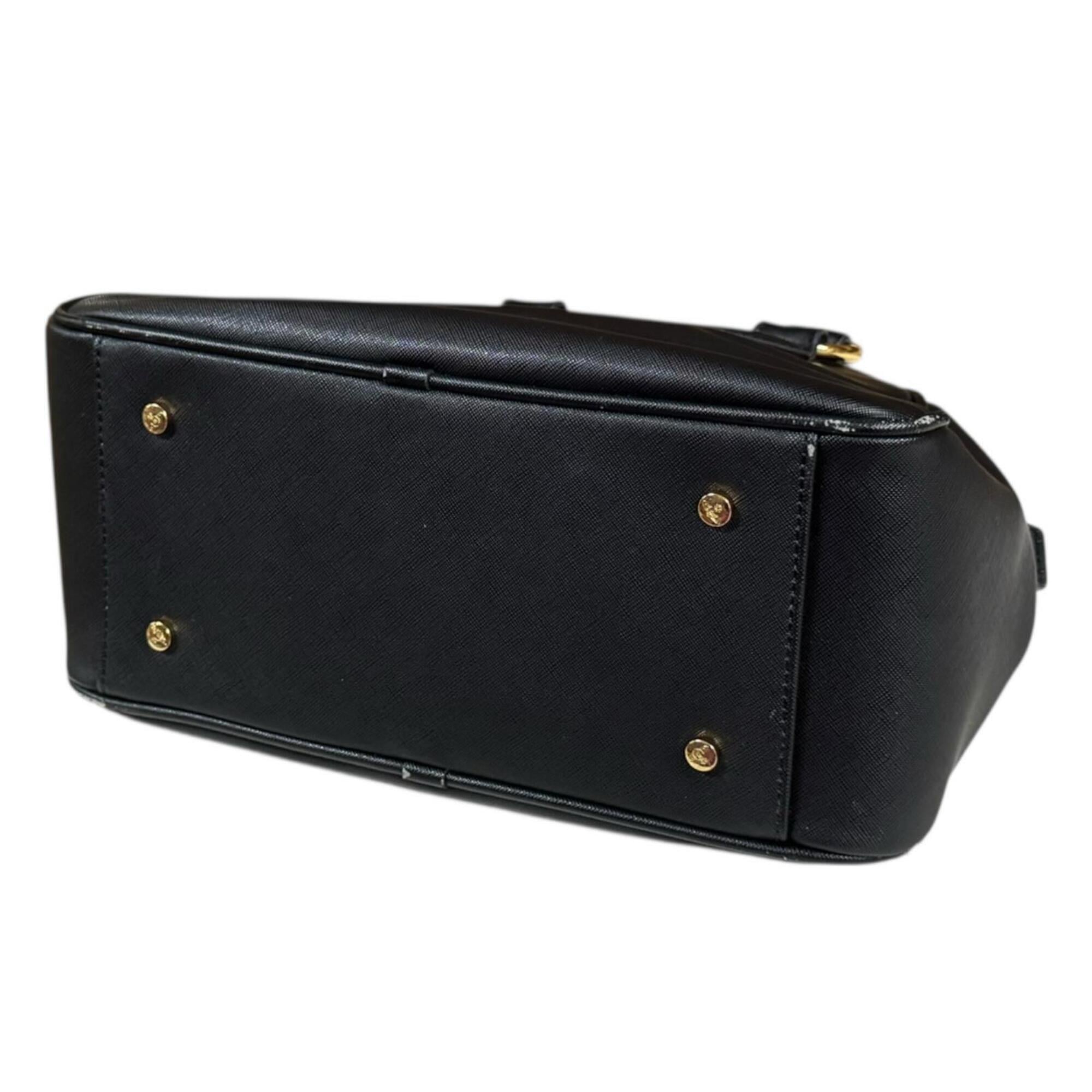 Vivienne Westwood Black Leather Handbag (Pre-Owned)