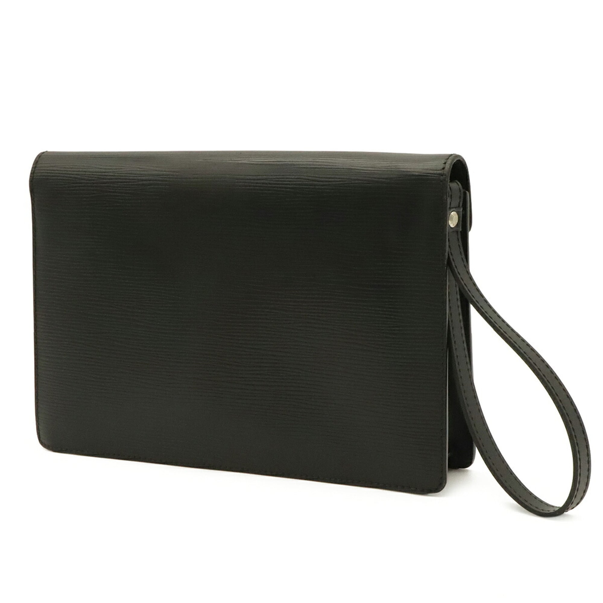 Louis Vuitton Black Noir White Epi Leather Pochette (Pre-Owned)