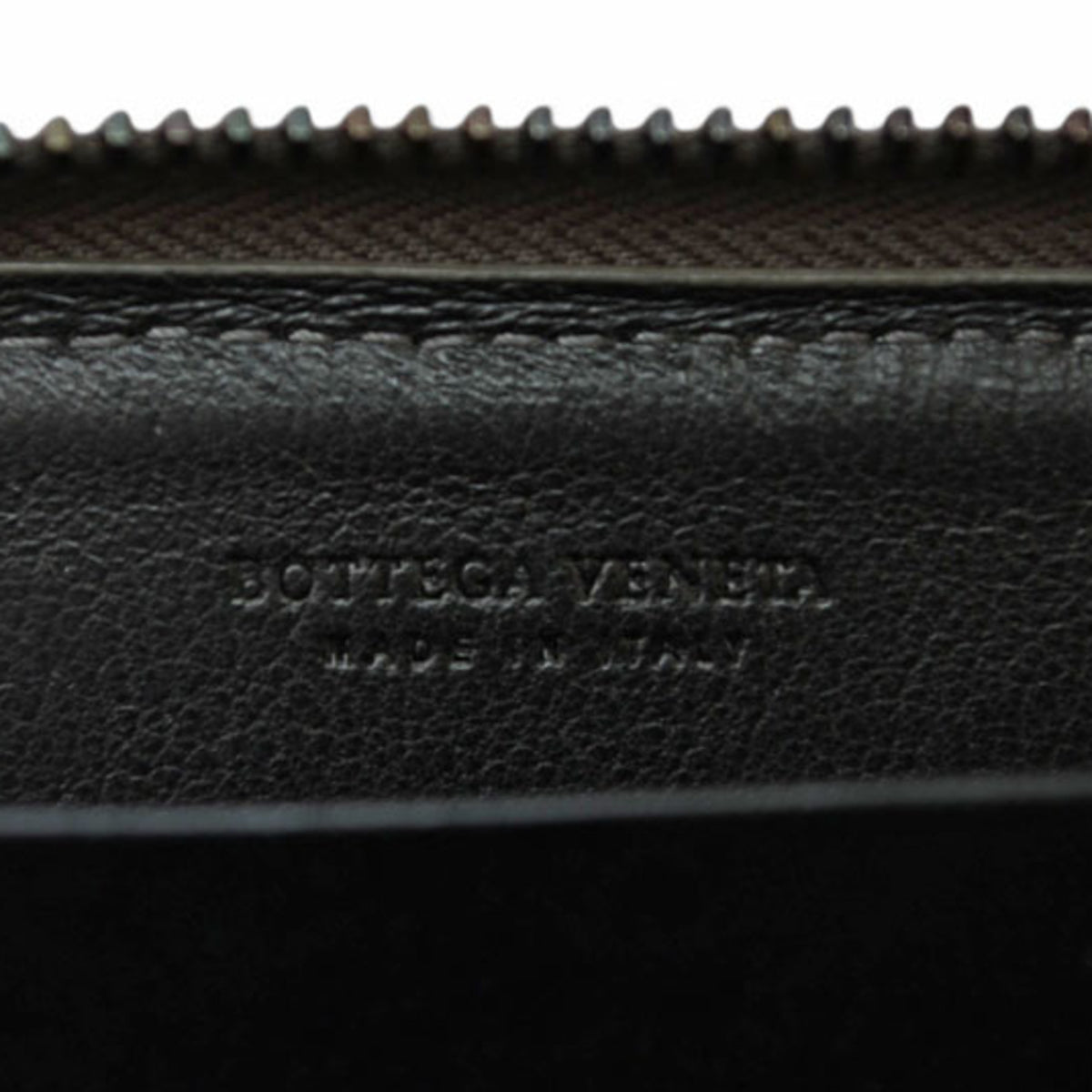 Bottega Veneta Intrecciato Gray Khaki Coin Purse/Coin Case (Pre-Owned)