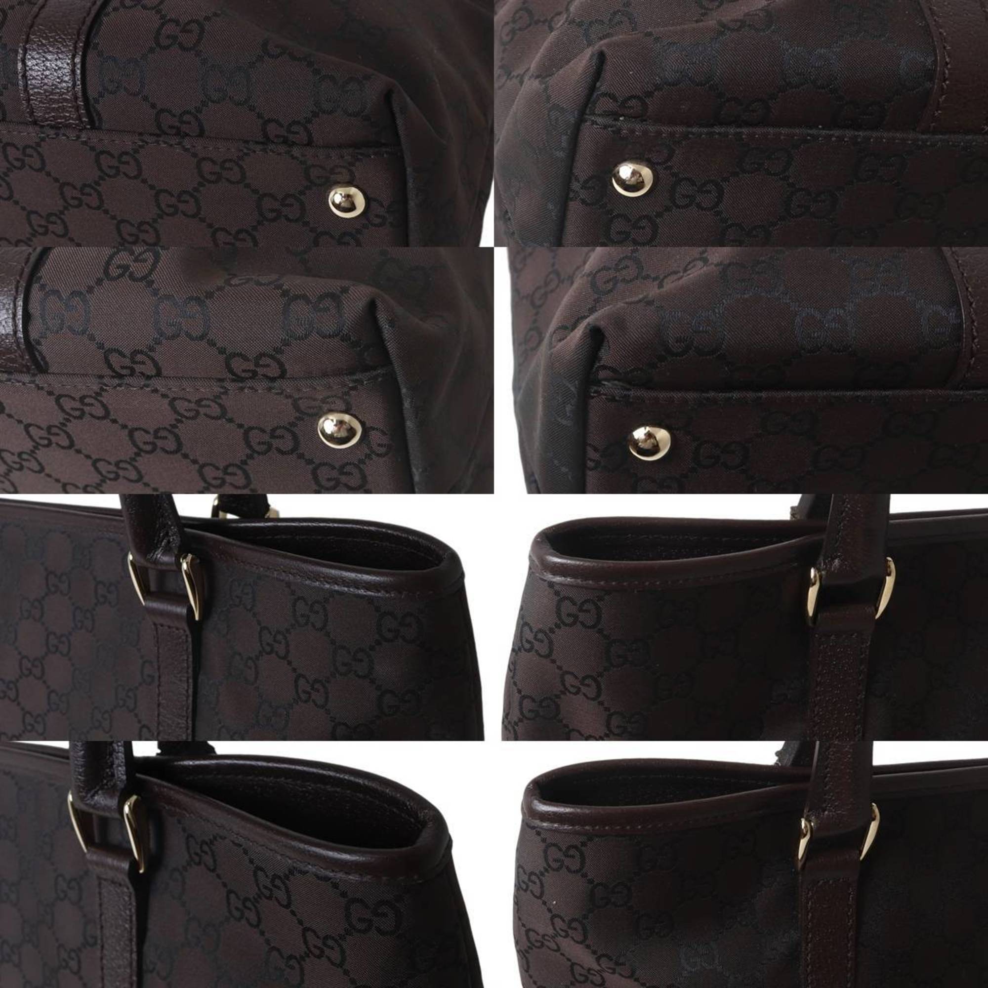 Gucci Brown Gg Canvas Tote Bag (Pre-Owned)