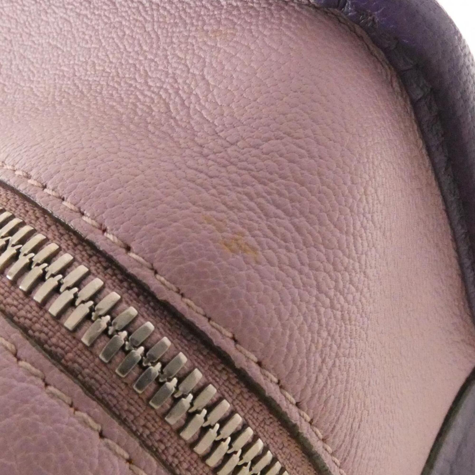 Loewe Pink Purple Leather Handbag (Pre-Owned)