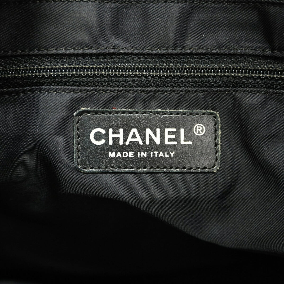 Chanel Black Brown Nylon Tote Bag (Pre-Owned)