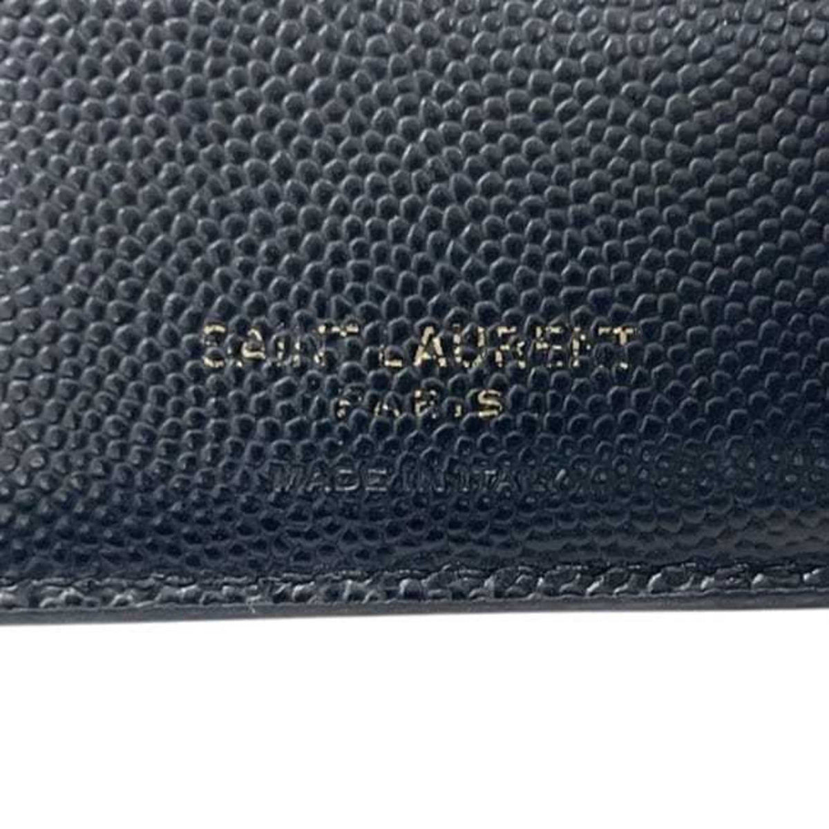 Saint Laurent Black Leather Wallet (Bi-Fold) (Pre-Owned)