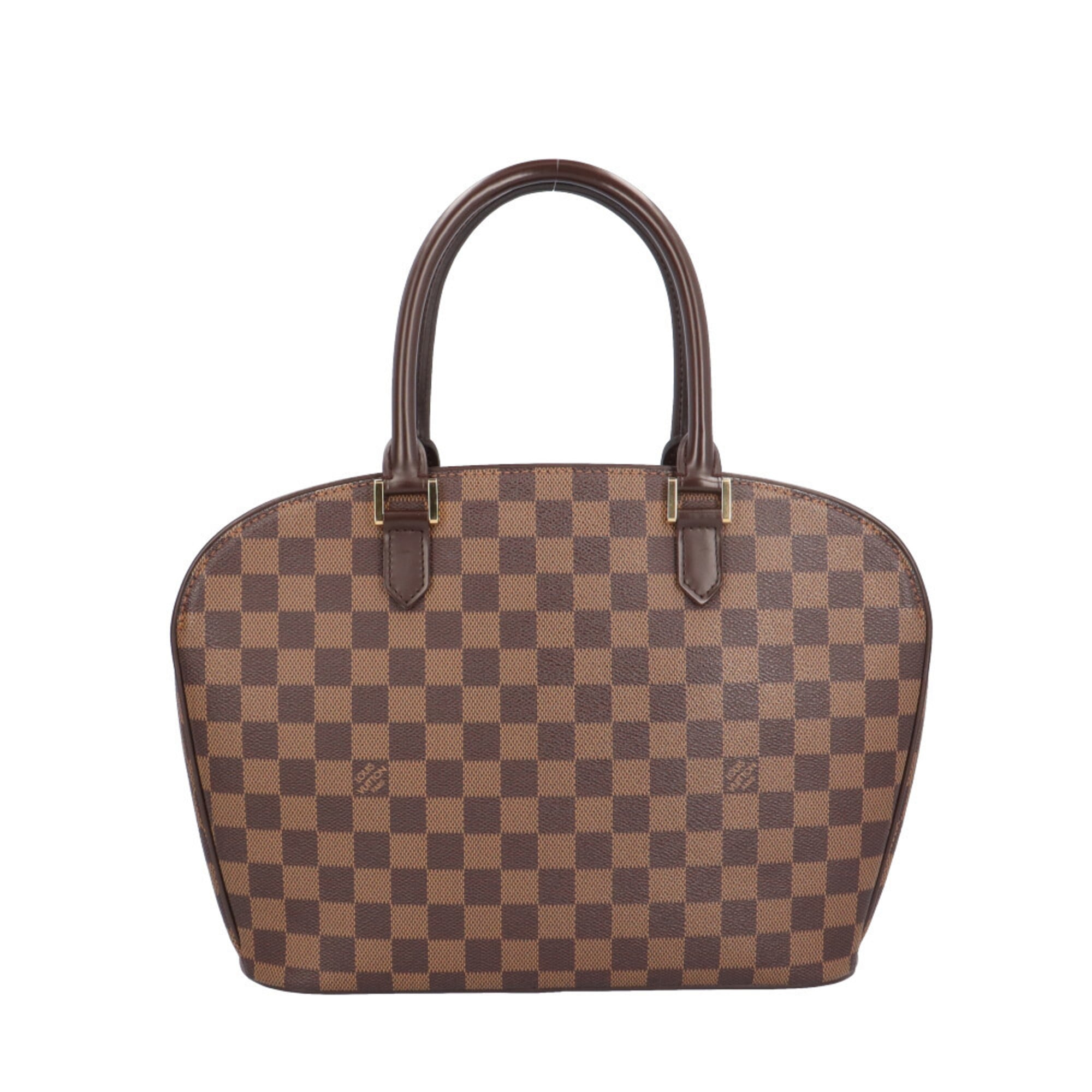 Louis Vuitton Damier Ambre Brown Damier Canvas Handbag (Pre-Owned)