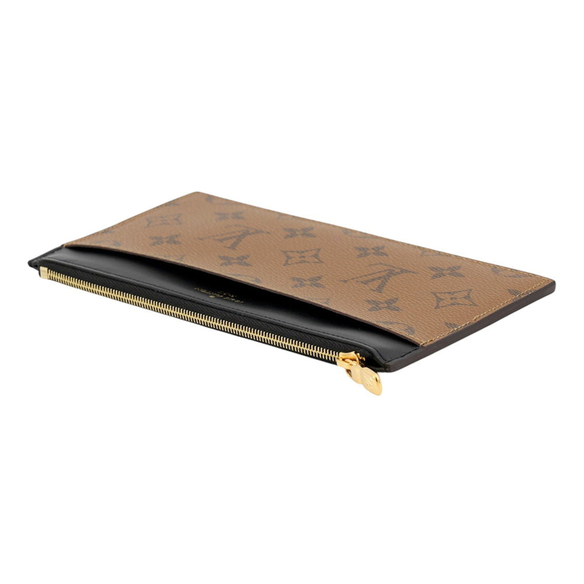 Louis Vuitton Monogram Reverse Black Noir Monogram Reverse Coin Purse/Coin Case (Pre-Owned)