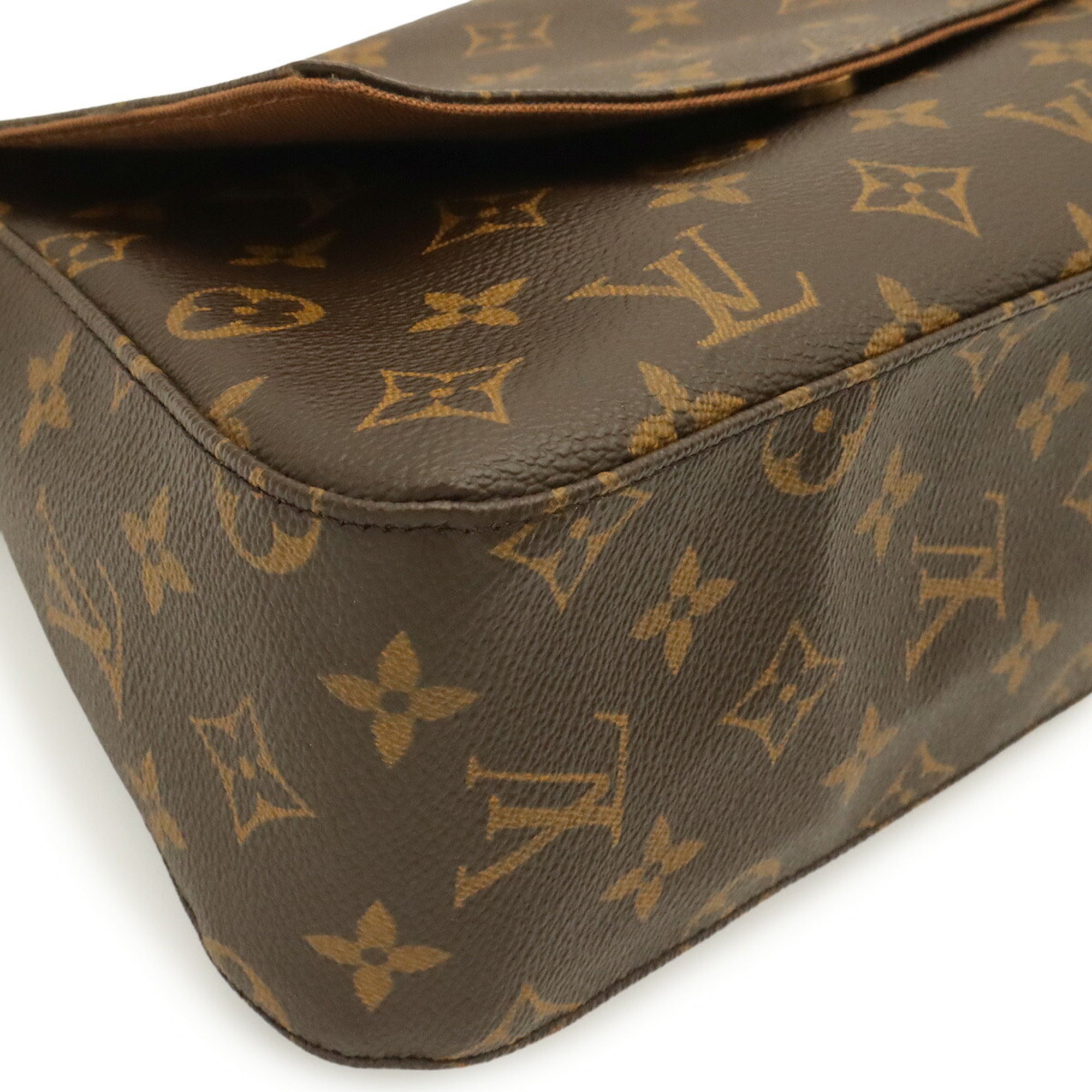Louis Vuitton Brown Monogram Handbag Shoulder Bag (Pre-Owned)