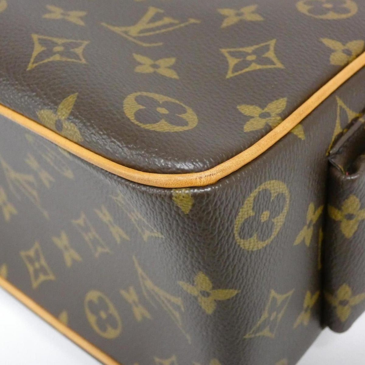 Louis Vuitton Brown Coated Canvas Handbag (Pre-Owned)