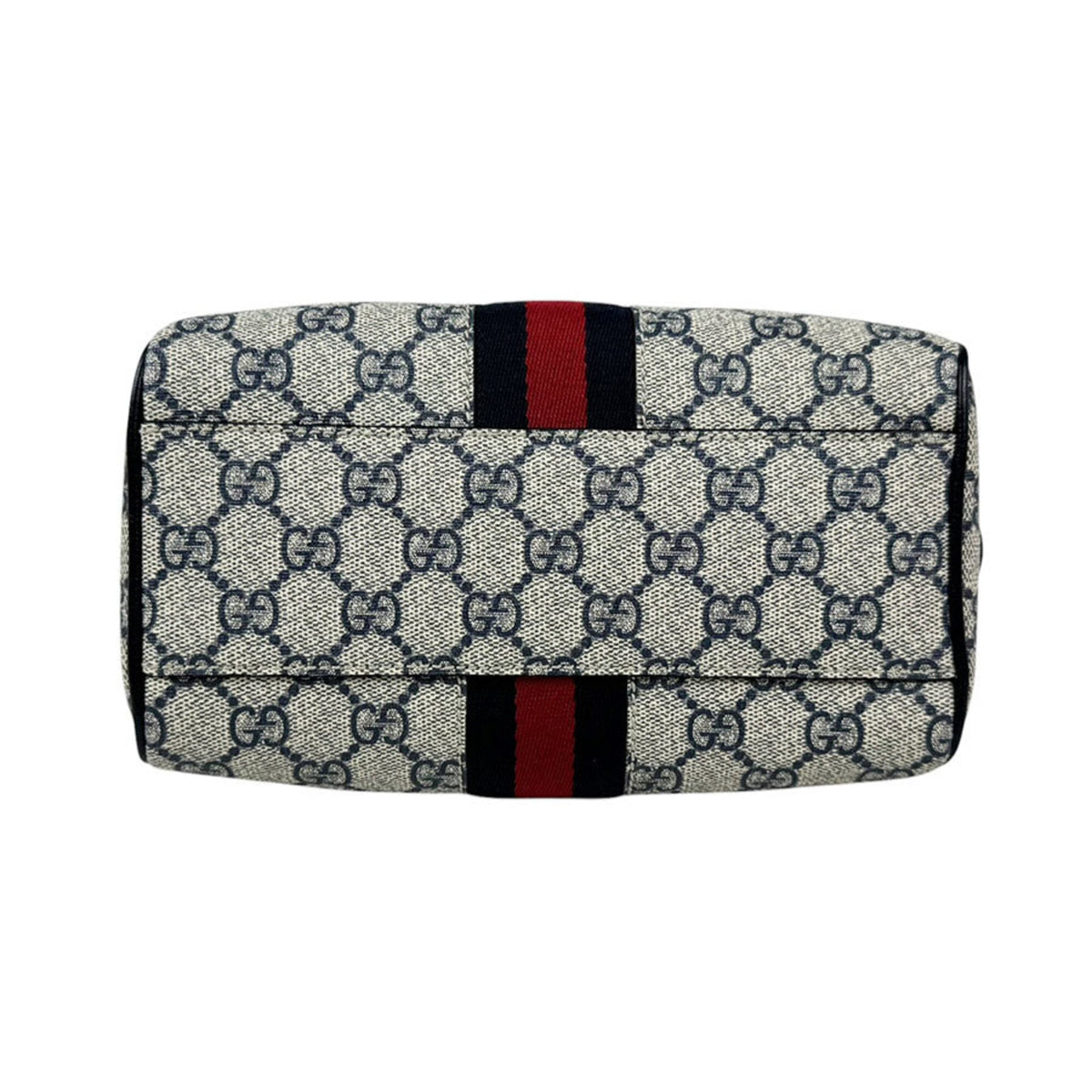 Gucci Navy Gg Supreme Handbag Shoulder Bag (Pre-Owned)