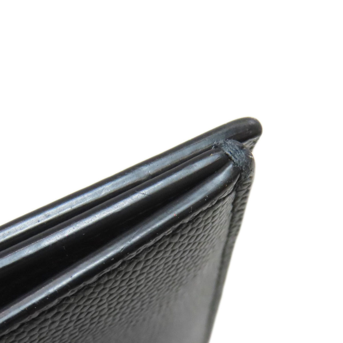 Yves Saint Laurent Black Leather Long Wallet (Bi-Fold) (Pre-Owned)