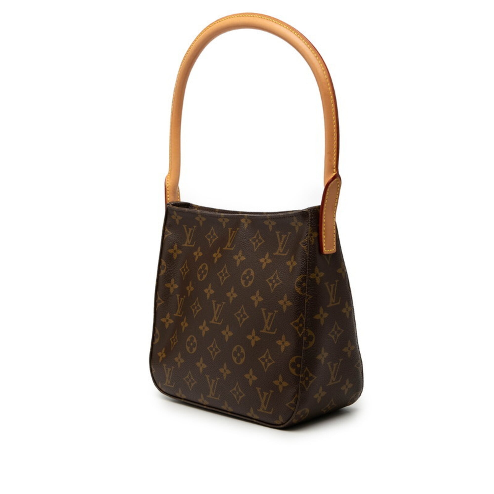Louis Vuitton Brown Pvc Leather Handbag Shoulder Bag (Pre-Owned)