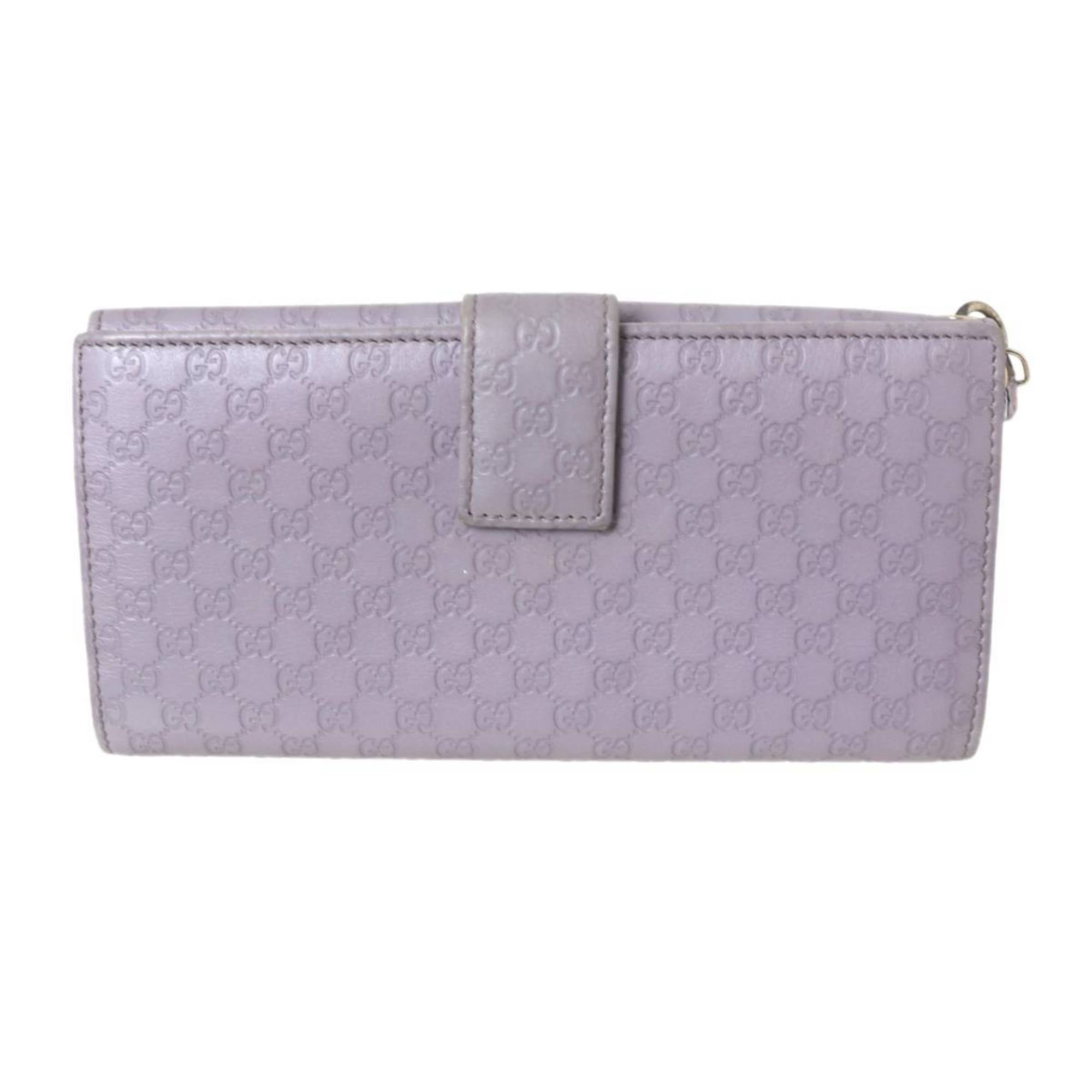 Gucci Purple Gray Long Wallet (Bi-Fold) (Pre-Owned)