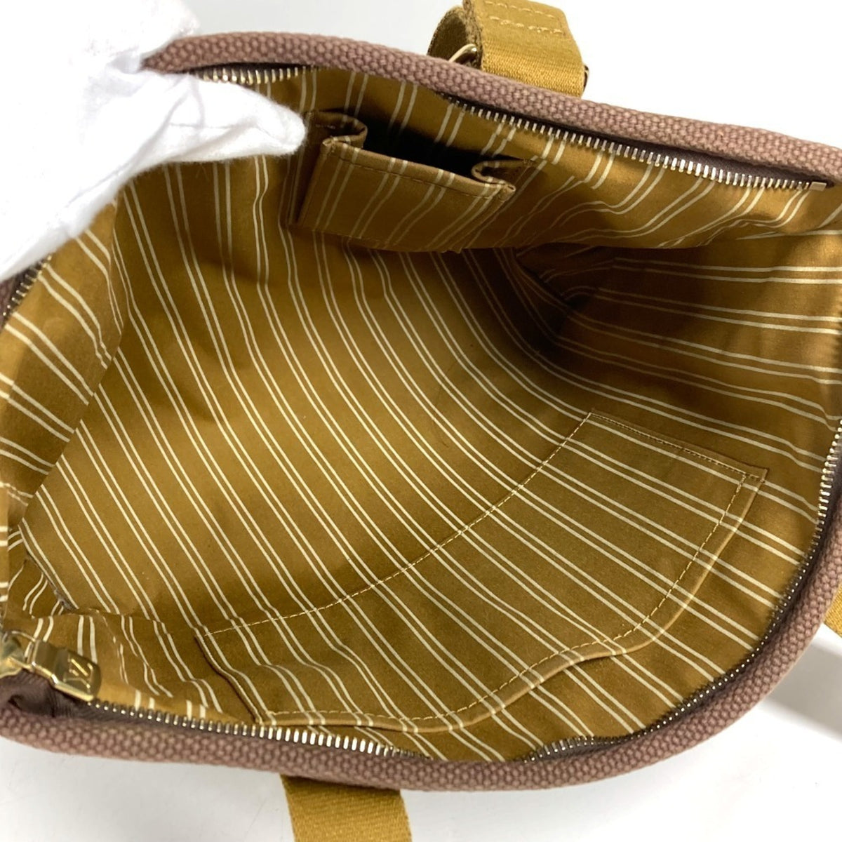 Louis Vuitton Brown Canvas Shoulder Bag Tote Bag (Pre-Owned)