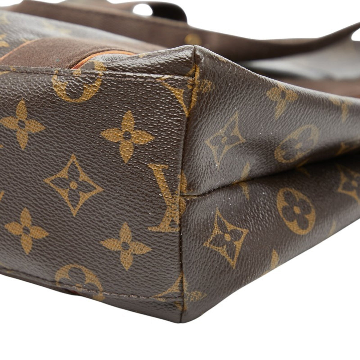 Louis Vuitton Brown Pvc Canvas Shoulder Bag Tote Bag (Pre-Owned)