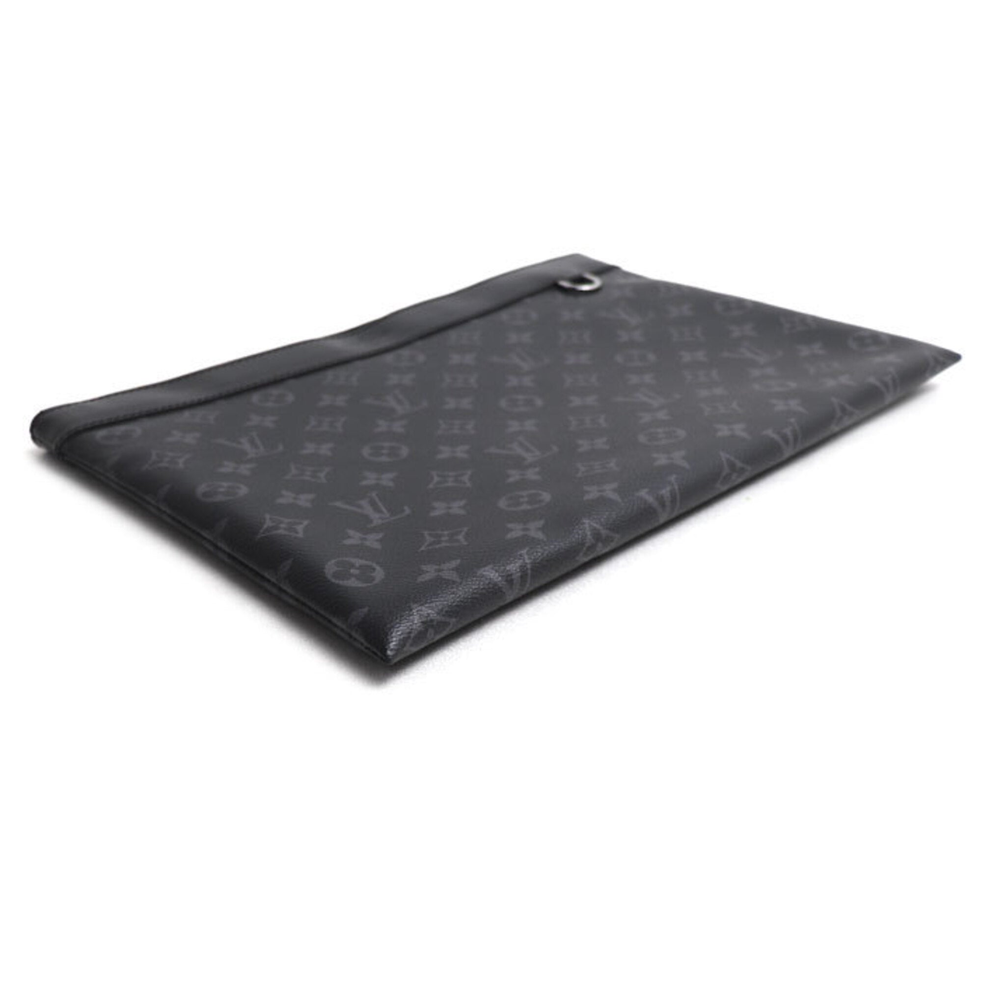 Louis Vuitton Black Monogram Eclipse Clutch Bag Pochette (Pre-Owned)