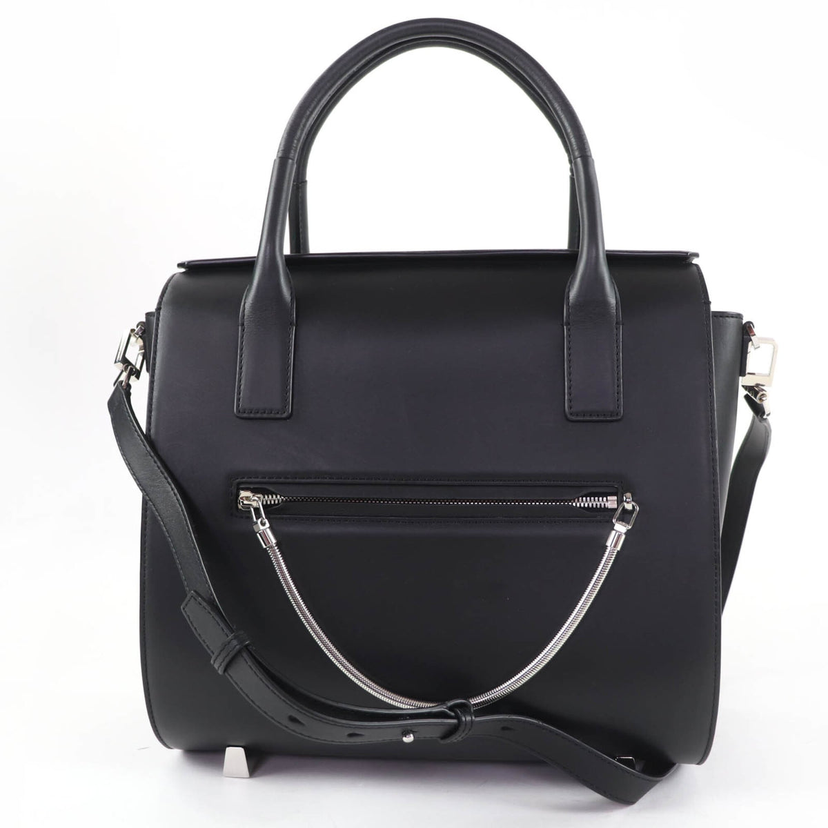 Alexander Wang Black Leather Handbag Shoulder Bag (Pre-Owned)