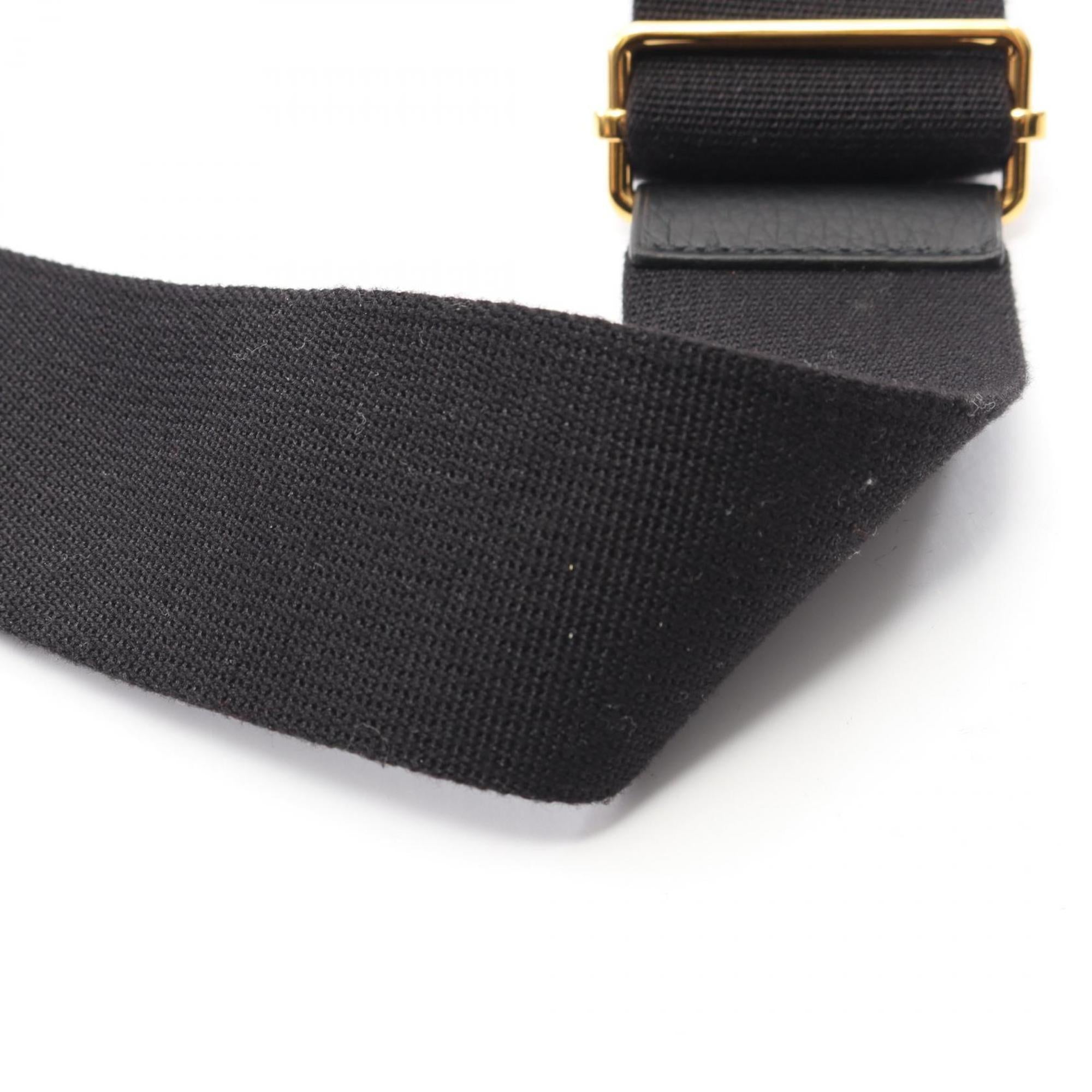 Hermes Black Taurillon Clemence Leather Shoulder Bag (Pre-Owned)