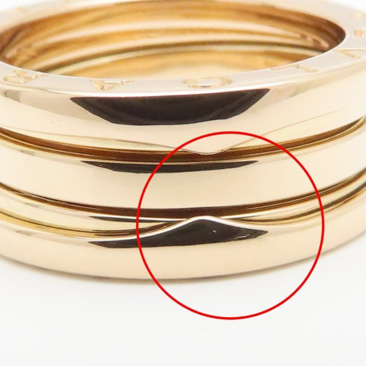 Bvlgari Pink Gold Pink Gold (18K) Band Ring (Pre-Owned)
