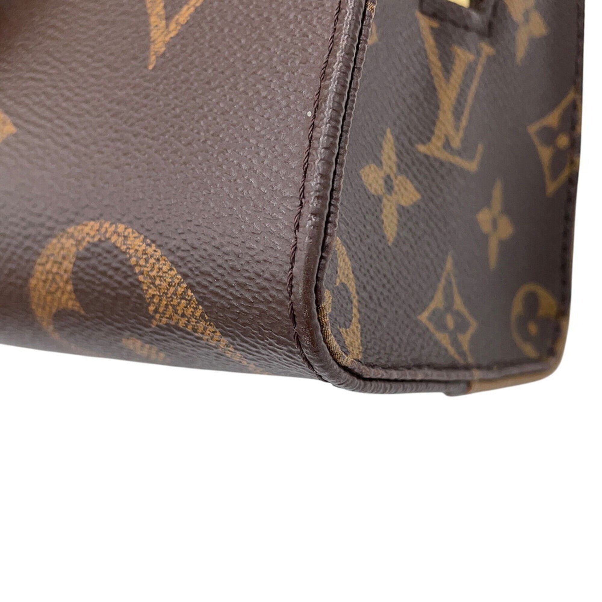Louis Vuitton Monogram Reverse Red Color Monogram Reverse Handbag (Pre-Owned)