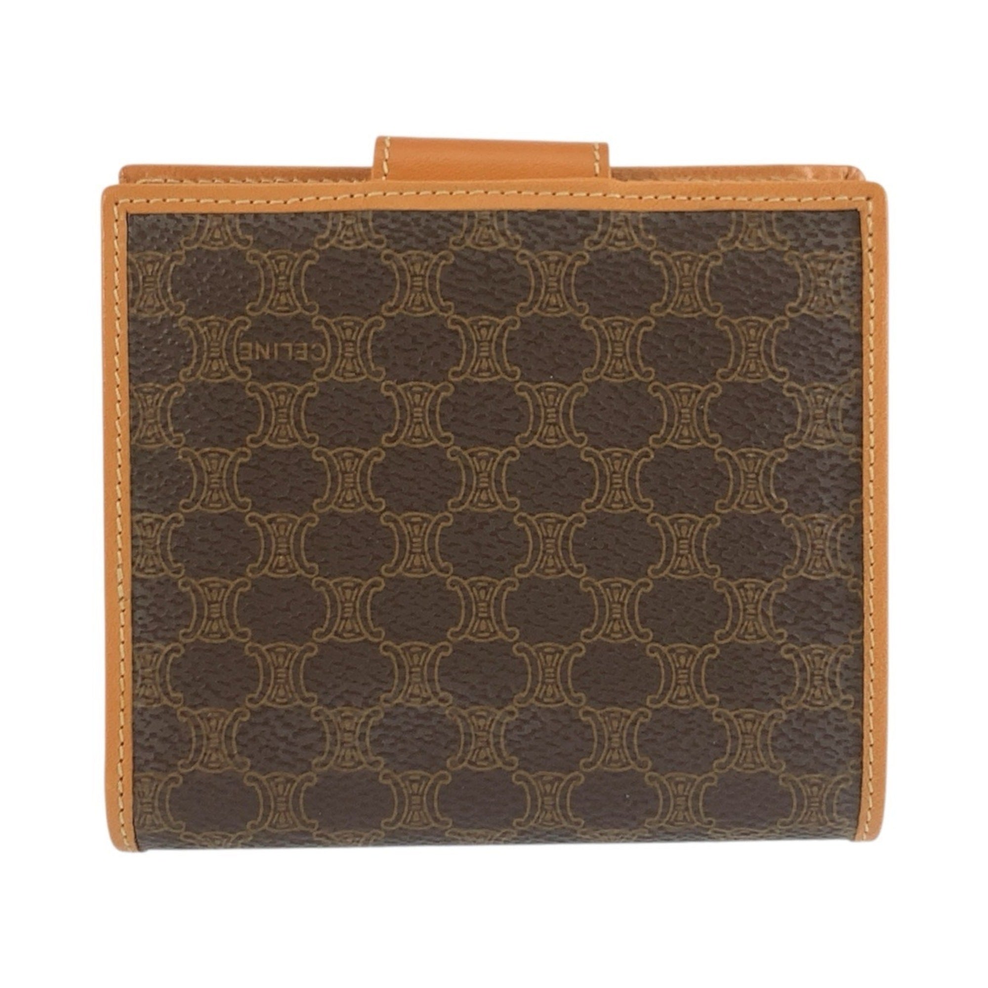 Celine Brown Pvc Leather Wallet (Bi-Fold) (Pre-Owned)