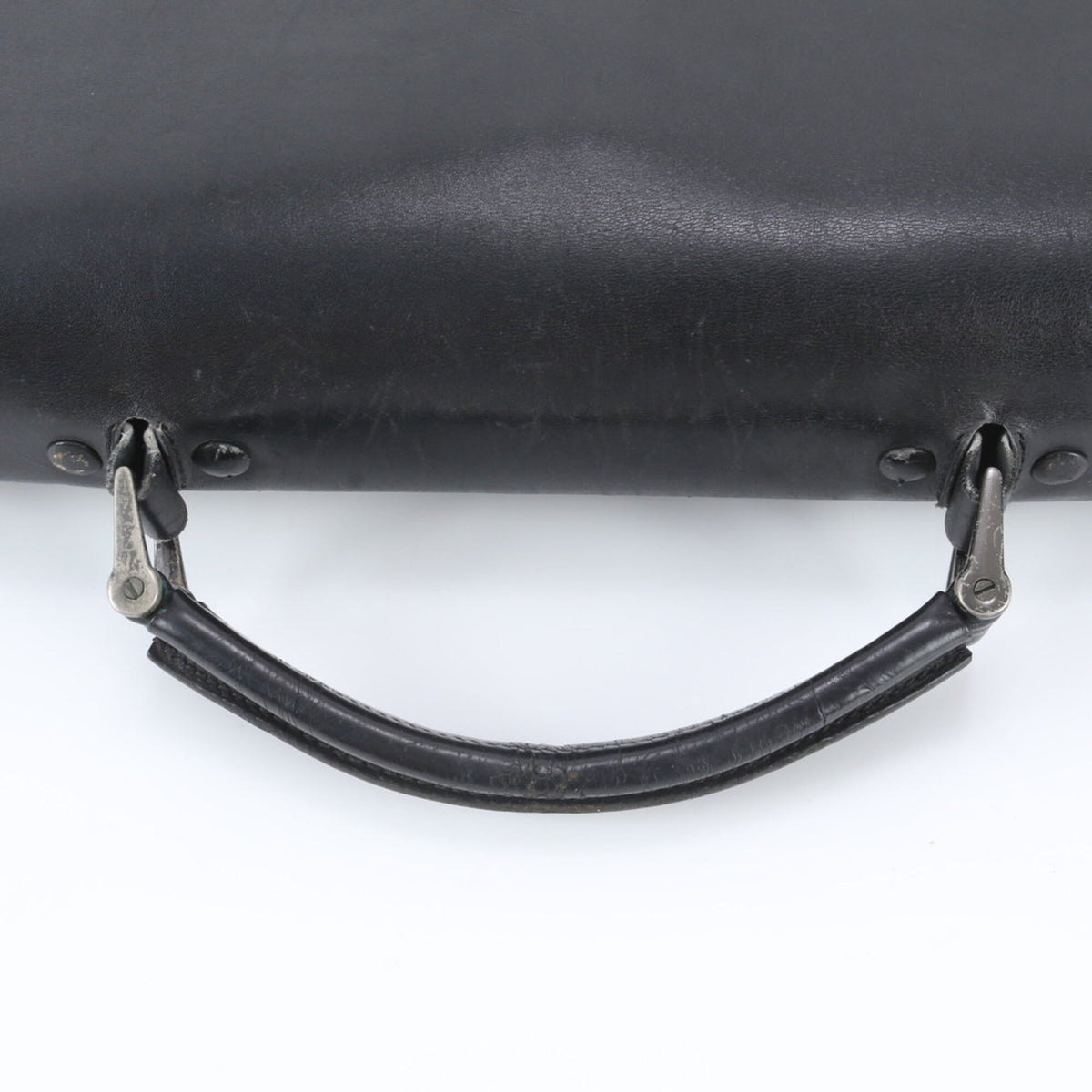 Prada Black Leather Briefcase (Pre-Owned)