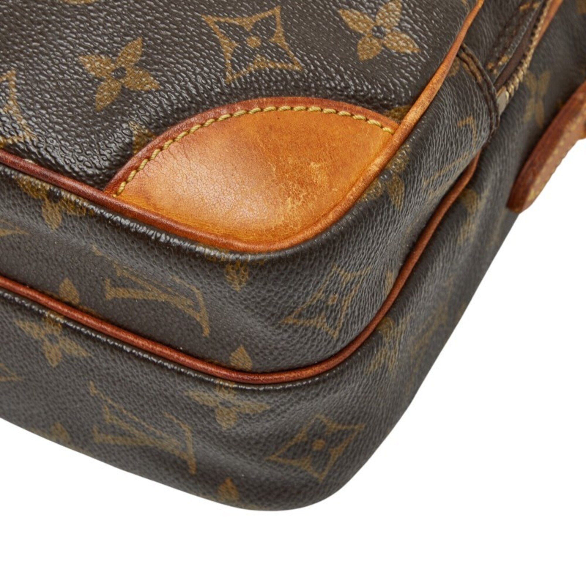 Louis Vuitton Brown Pvc Leather Shoulder Bag (Pre-Owned)