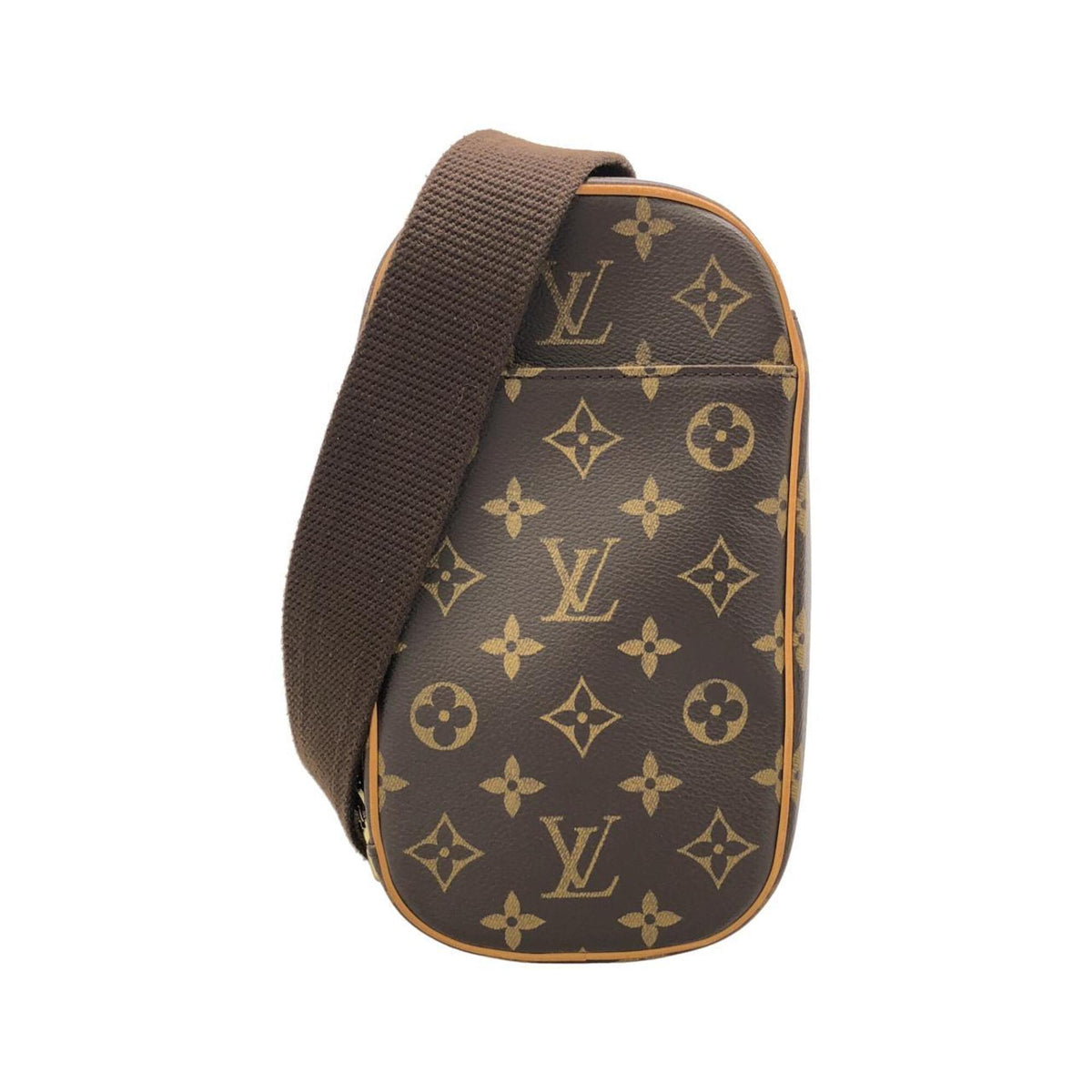 Louis Vuitton Marron Coated Canvas Shoulder Bag (Pre-Owned)