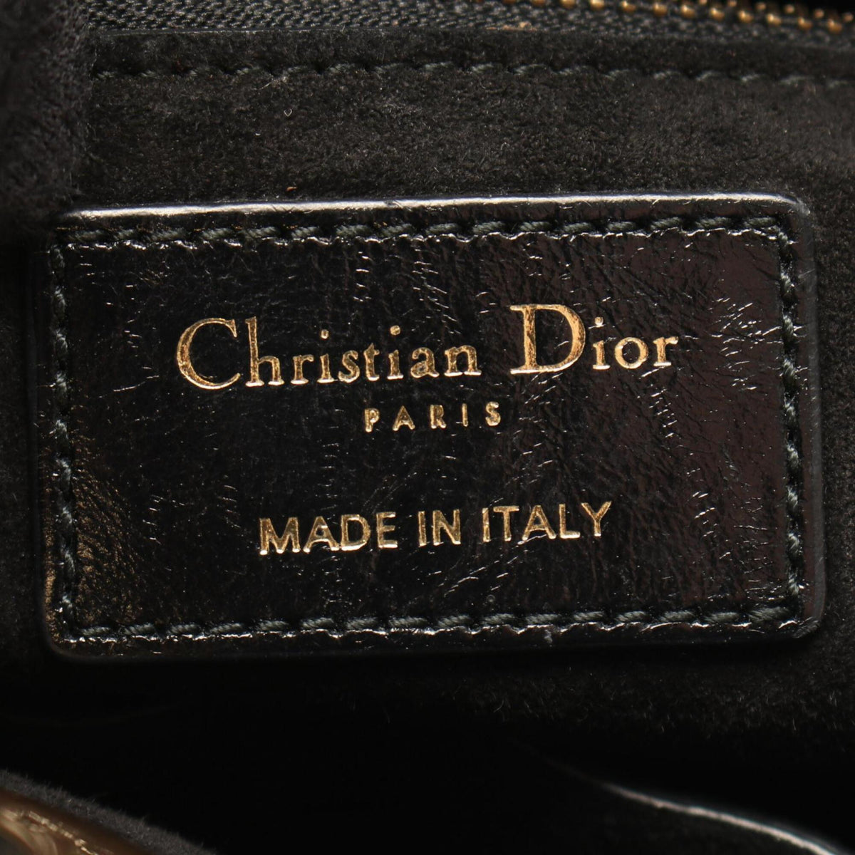 Christian Dior Black Leather Handbag (Pre-Owned)