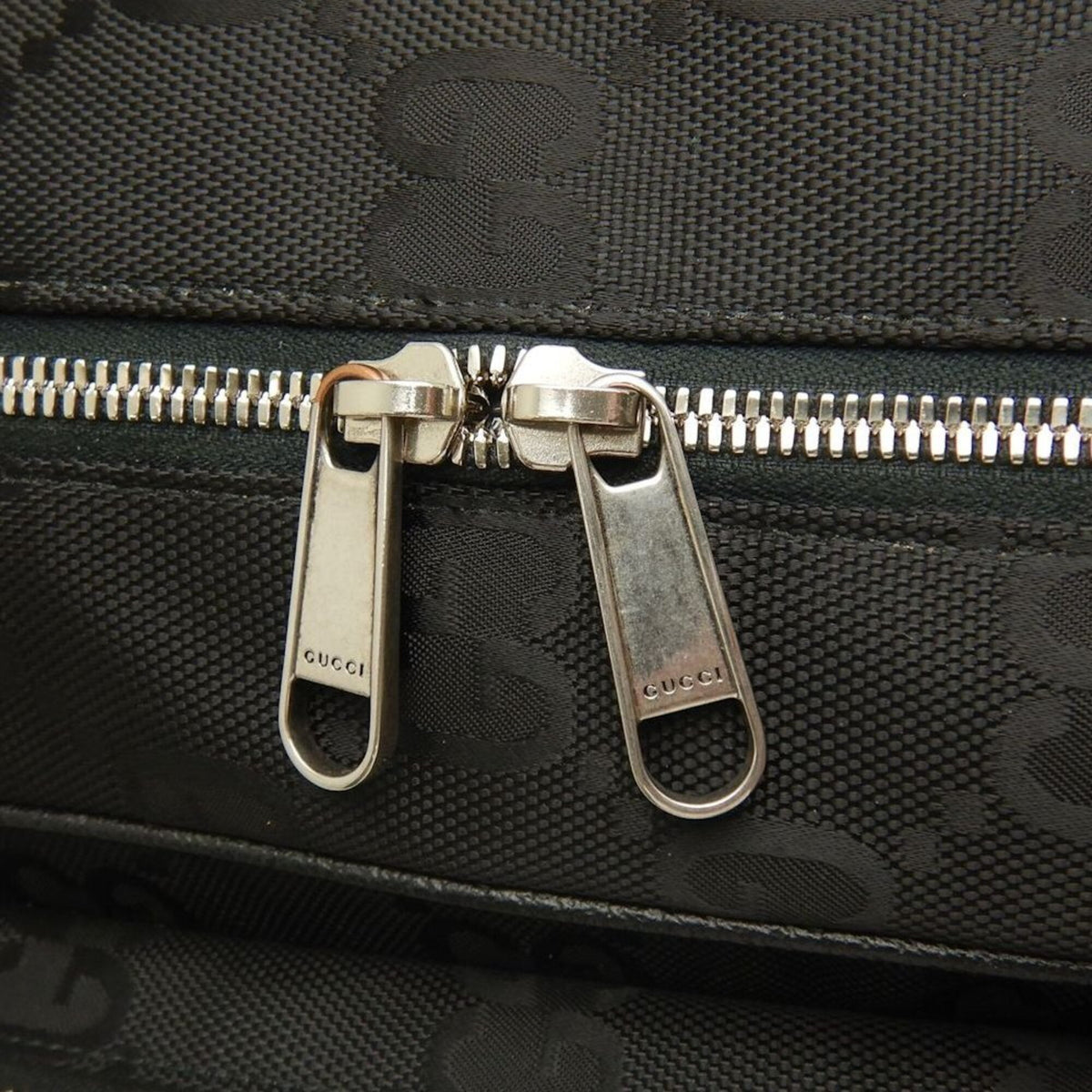 Gucci Black Nylon Canvas Briefcase (Pre-Owned)