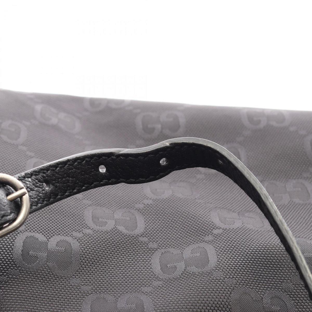 Gucci Black Leather Handbag Shoulder Bag (Pre-Owned)