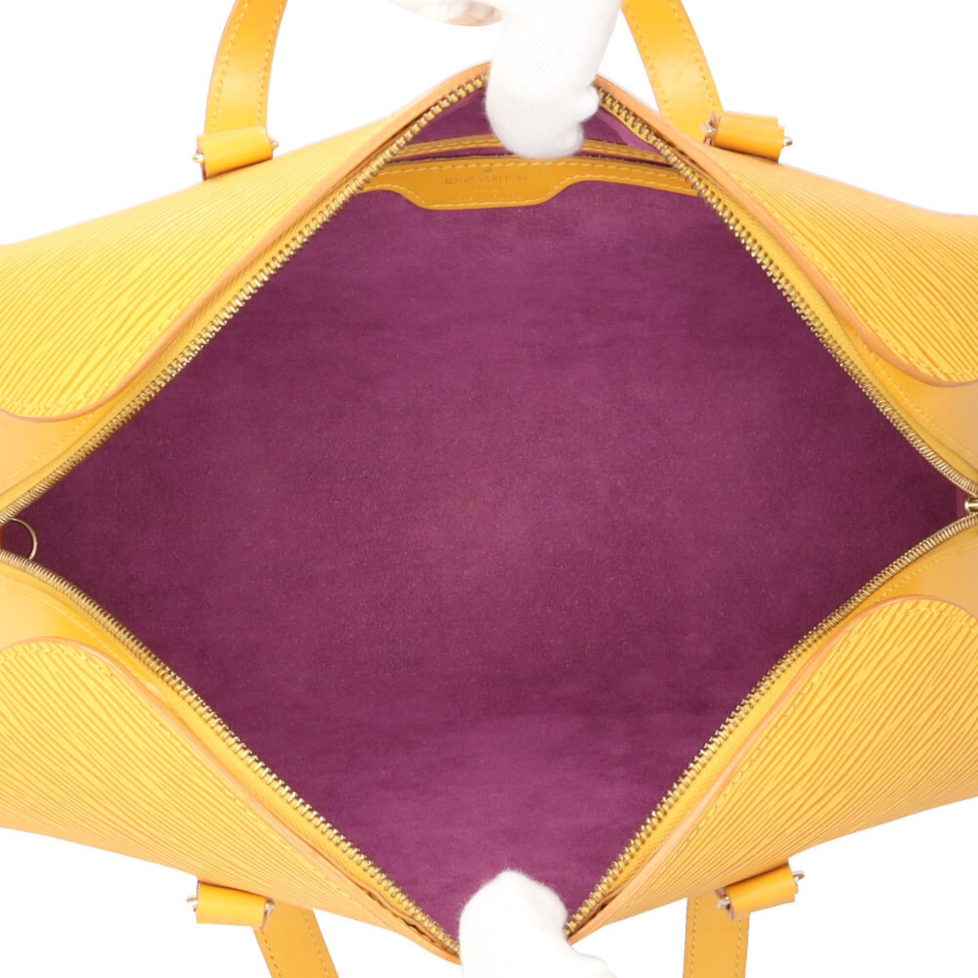 Louis Vuitton Yellow Epi Leather Handbag (Pre-Owned)