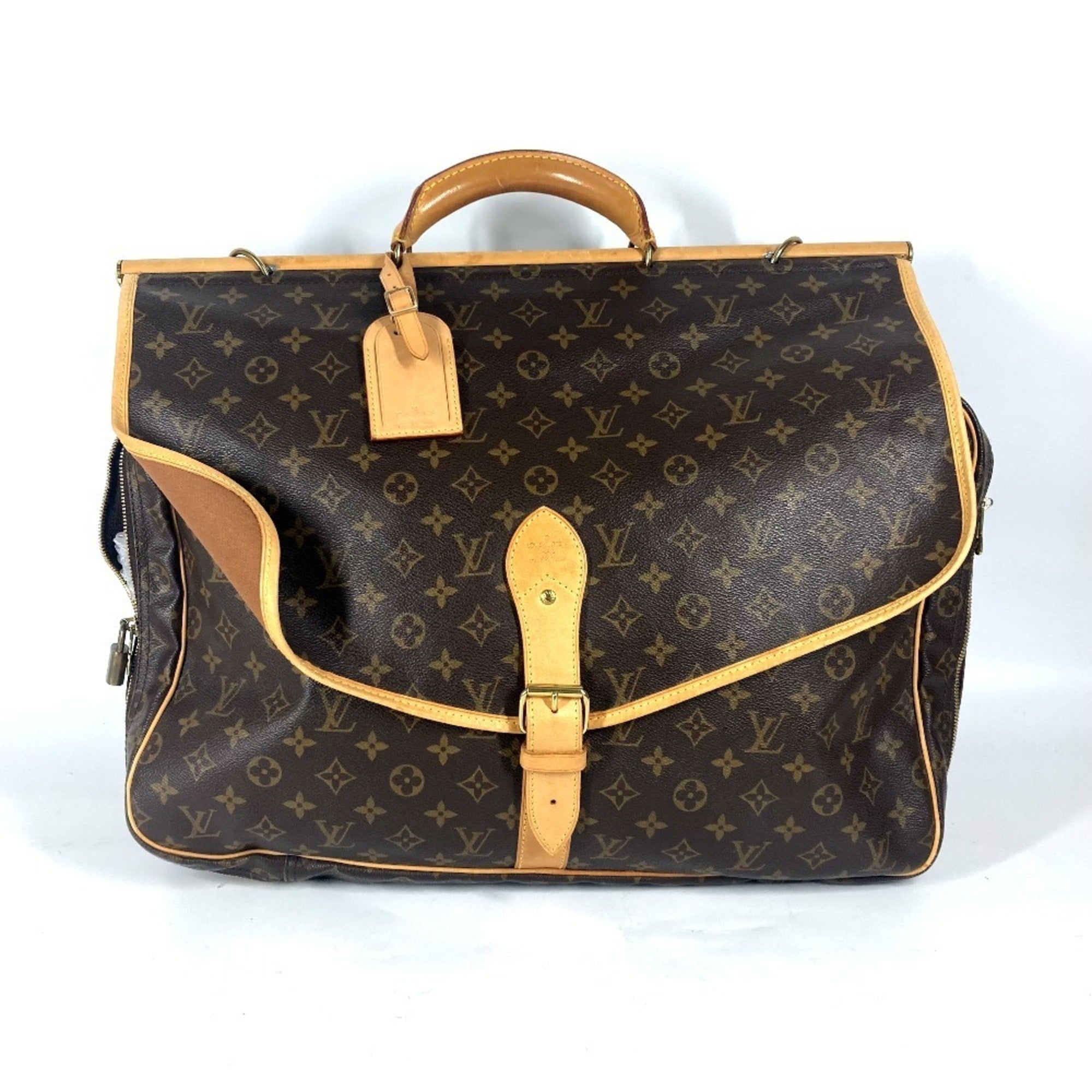 Louis Vuitton Brown Monogram Monogram Boston Bag Handbag Shoulder Bag (Pre-Owned)