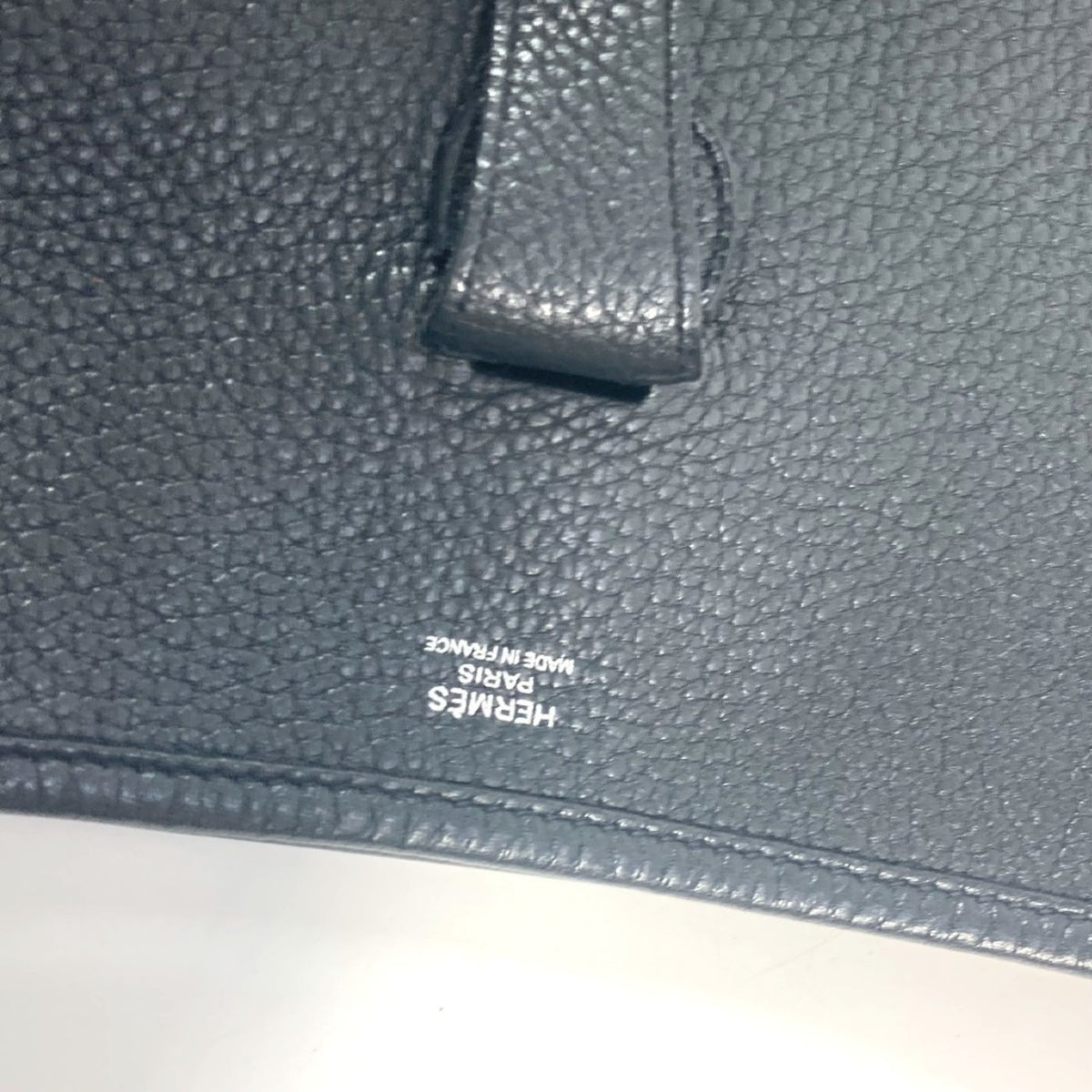 Hermes Black Taurillon Clemence Leather Shoulder Bag (Pre-Owned)