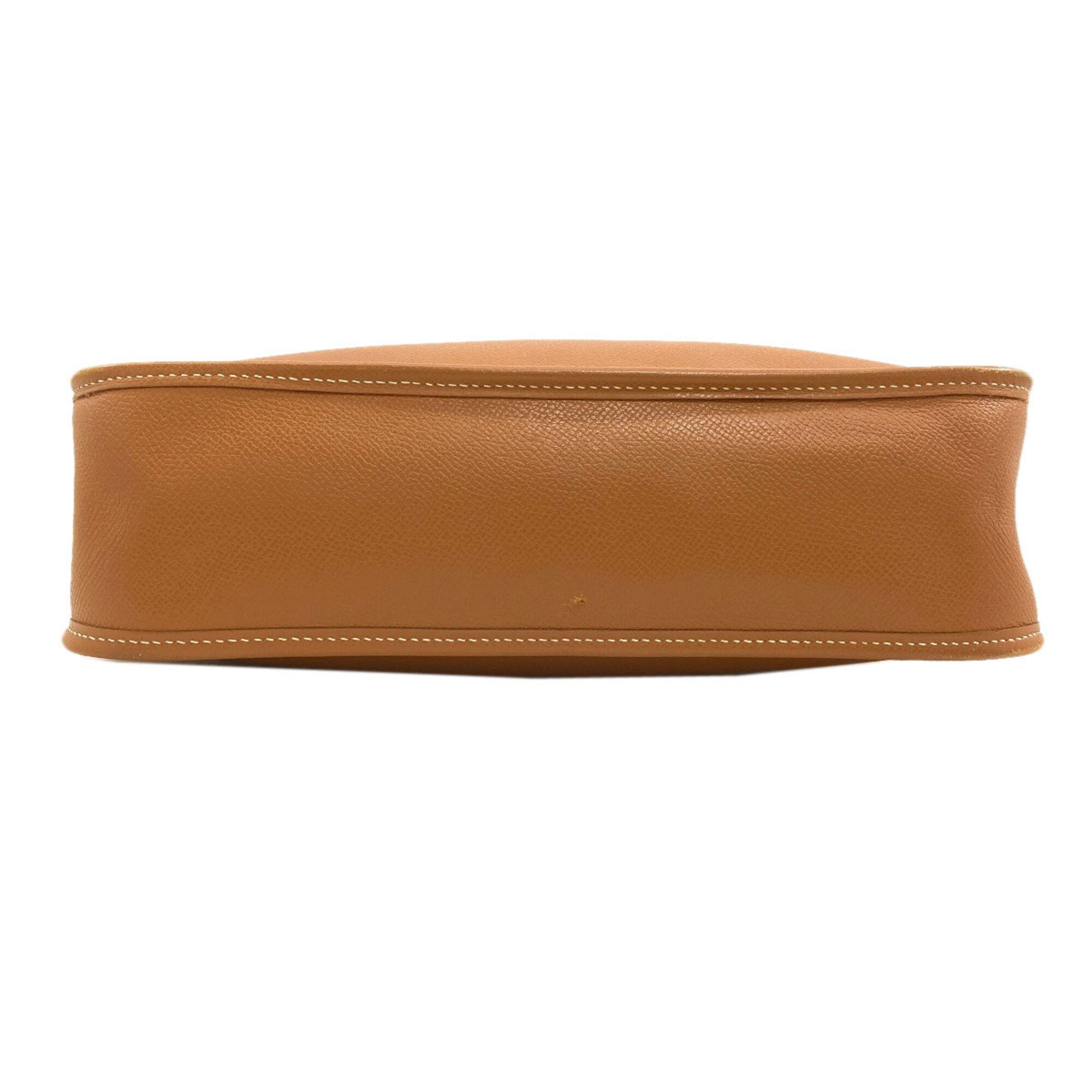 Hermes Vespa Brown Epsom Leather Shoulder Bag (Pre-Owned)