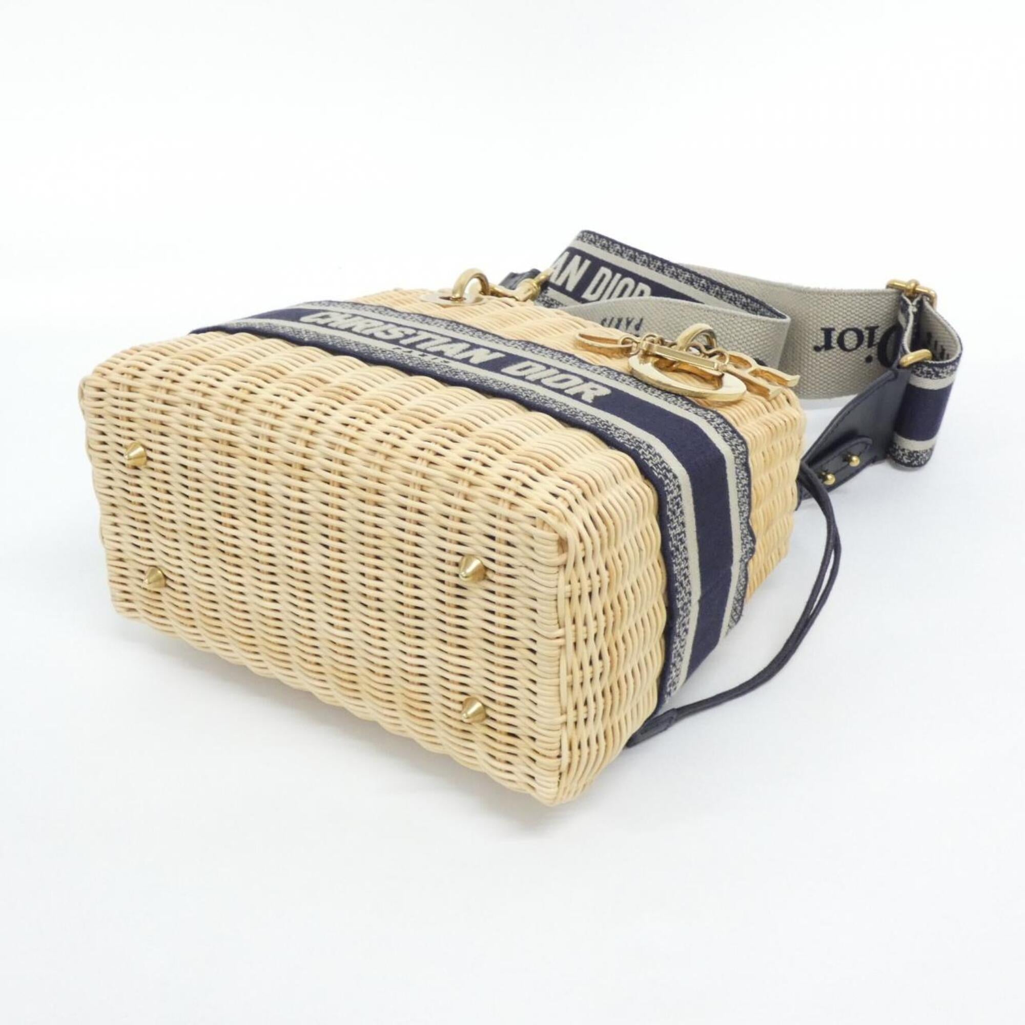 Christian Dior Beige Canvas Handbag (Pre-Owned)