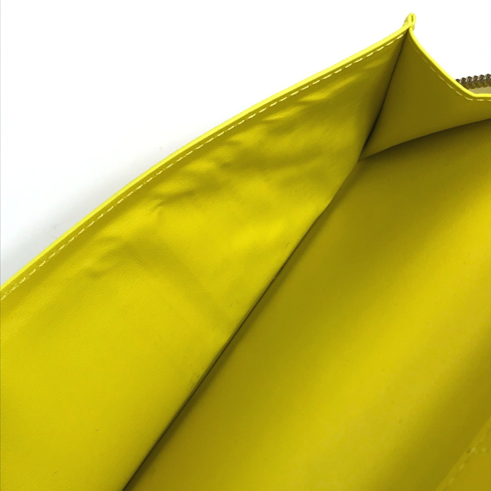 Louis Vuitton Yellow Leather Long Wallet (Bi-Fold) (Pre-Owned)