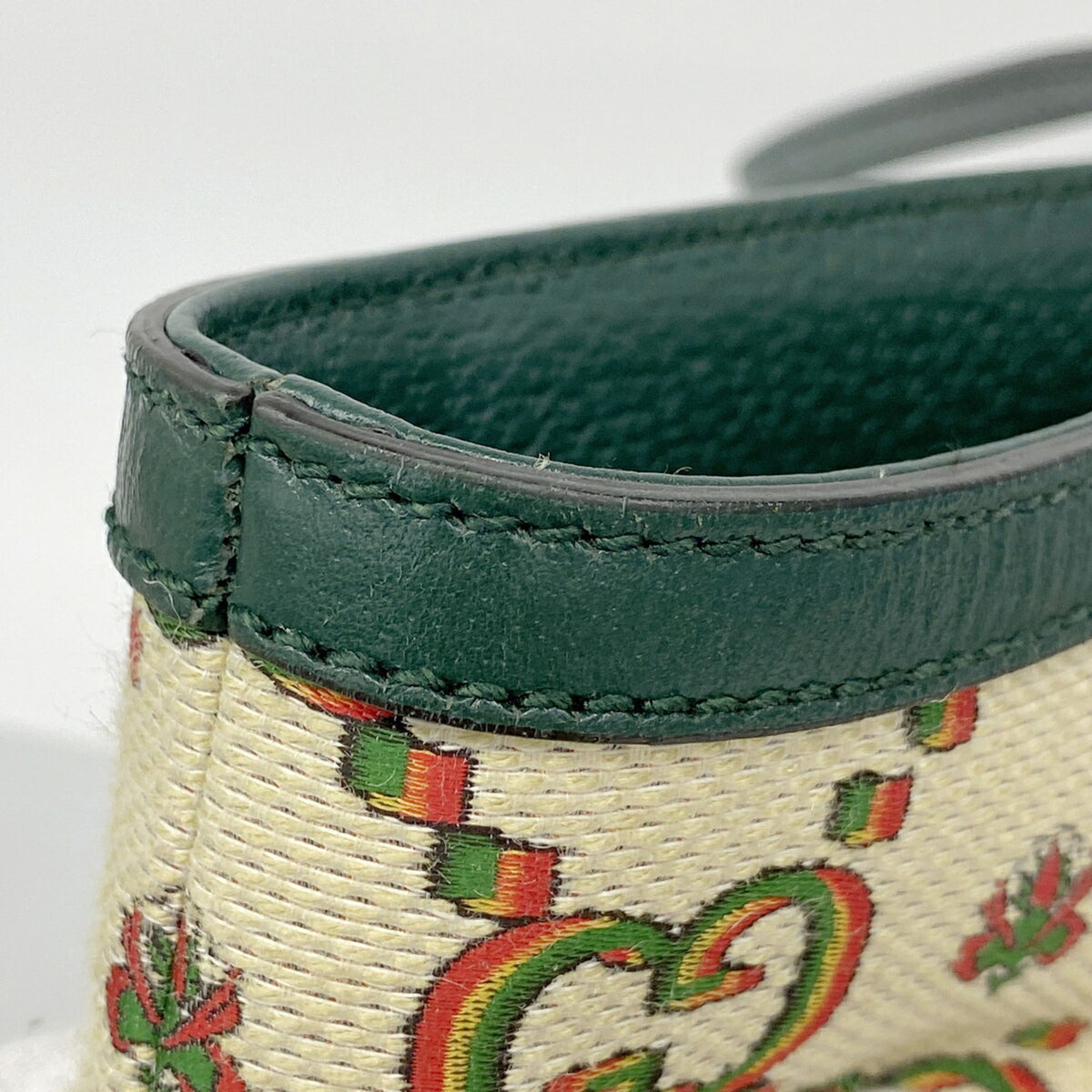 Gucci Green Canvas Tote Bag (Pre-Owned)