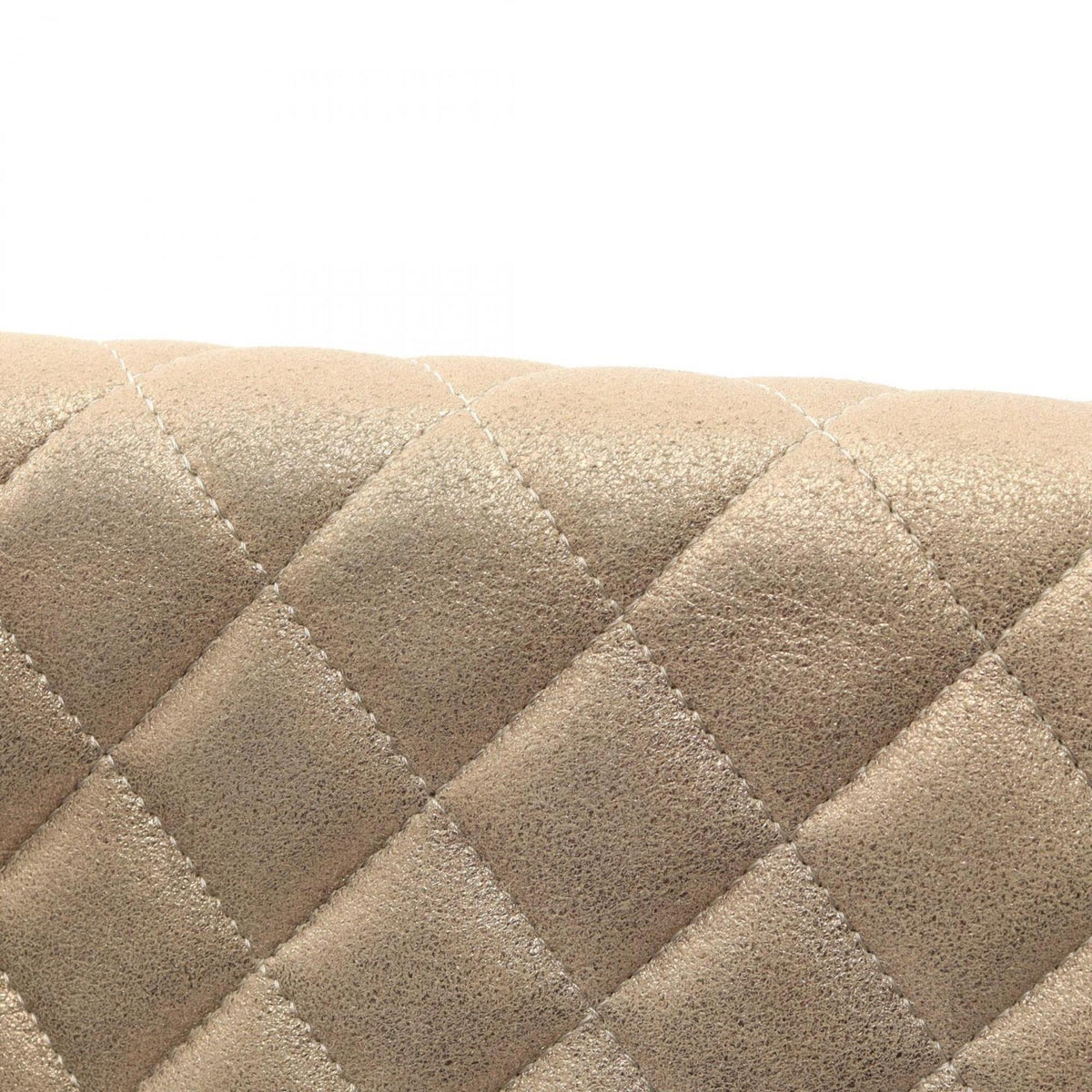 Chanel Gold Leather Handbag Shoulder Bag (Pre-Owned)