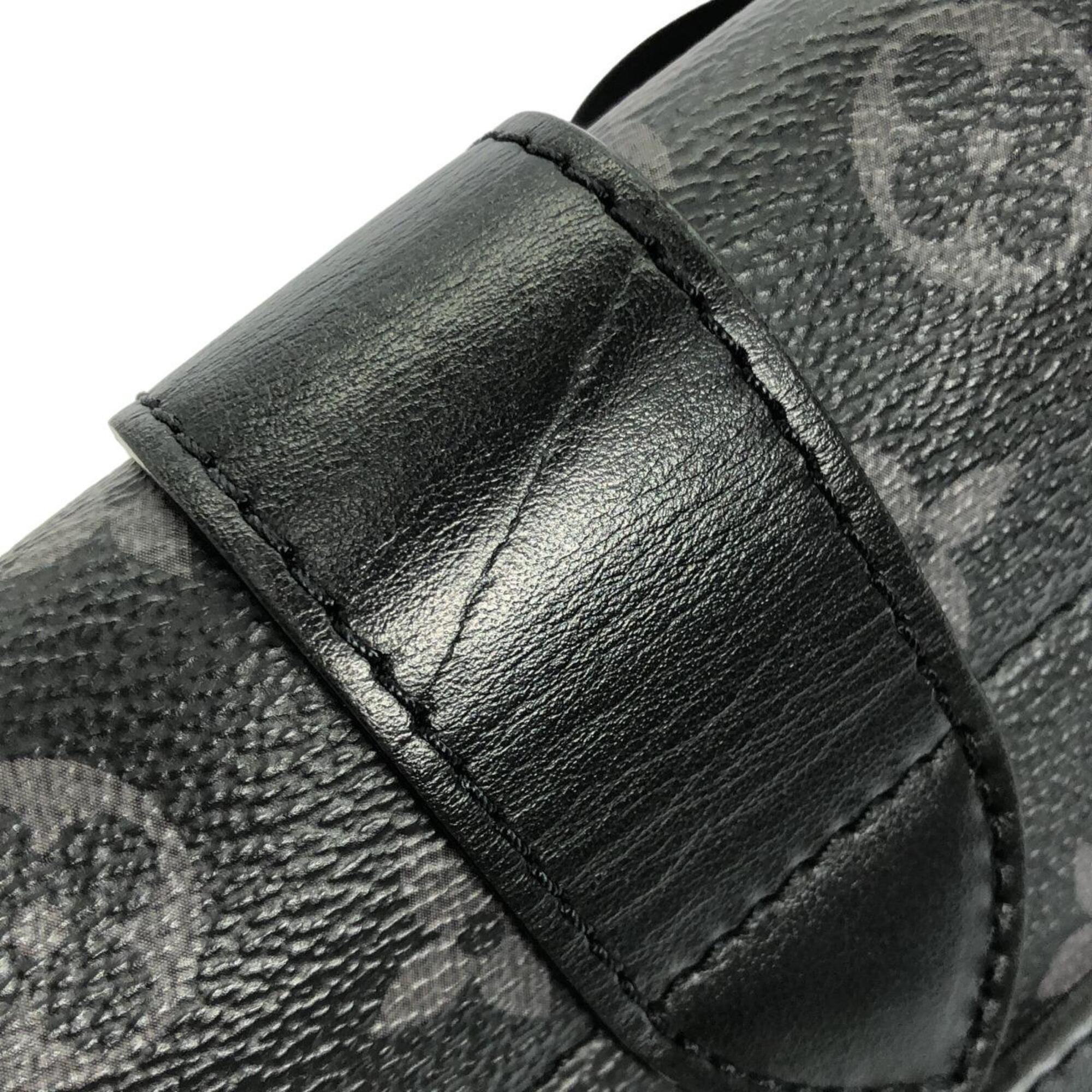Louis Vuitton Black Coated Canvas Shoulder Bag (Pre-Owned)