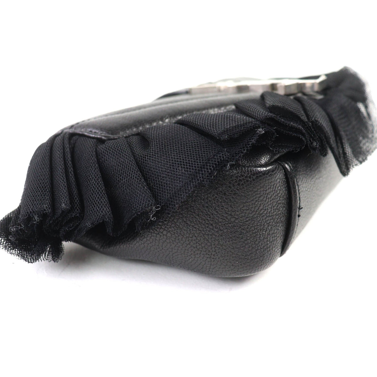 Saint Laurent Black Leather Shoulder Bag (Pre-Owned)