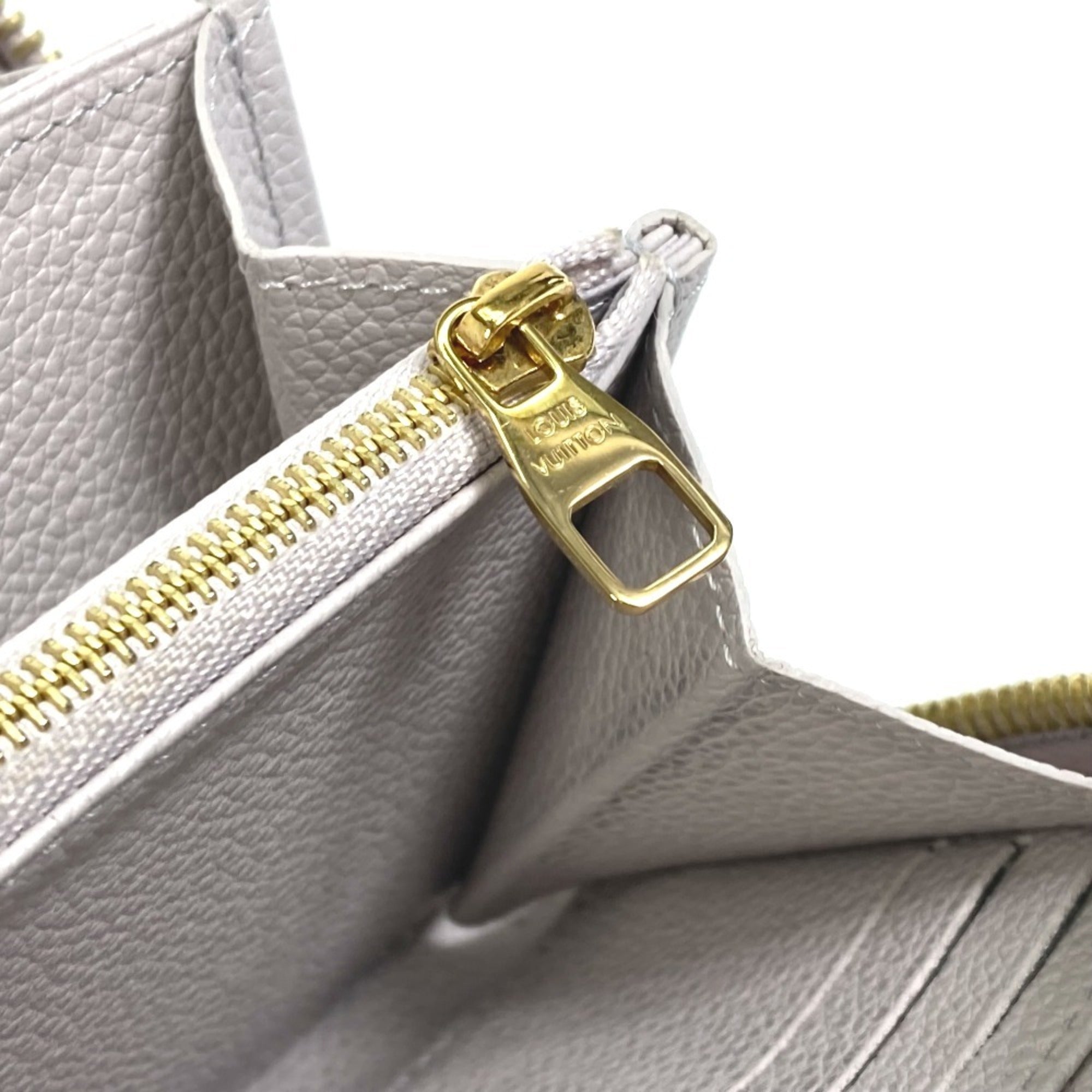 Louis Vuitton Monogram Empreinte Gray Monogram Empreinte Long Wallet (Bi-Fold) (Pre-Owned)