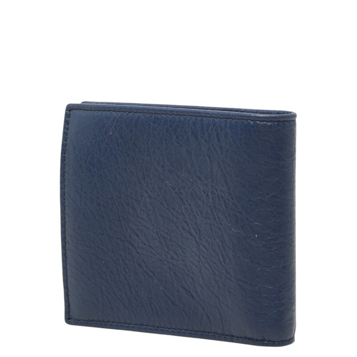 Balenciaga Navy Leather Wallet (Bi-Fold) (Pre-Owned)