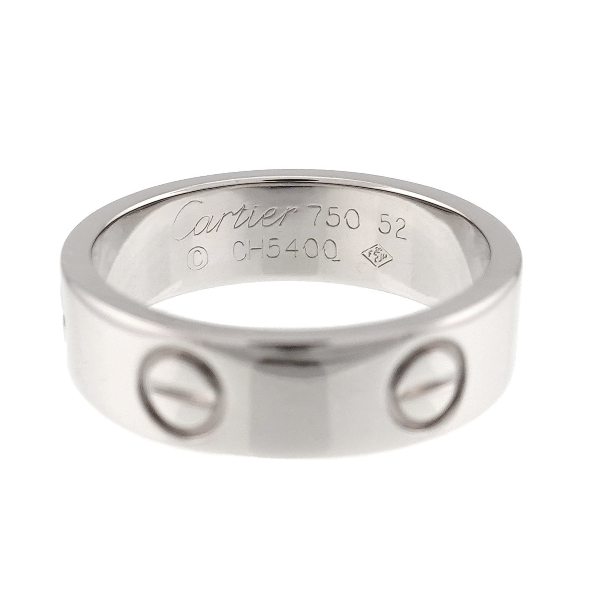 Cartier White Gold (18K) Band Ring (Pre-Owned)